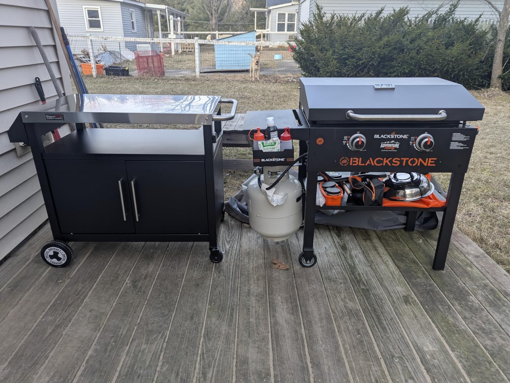 PC3403S Outdoor Grill Cart with Wheels Black customer photo 1