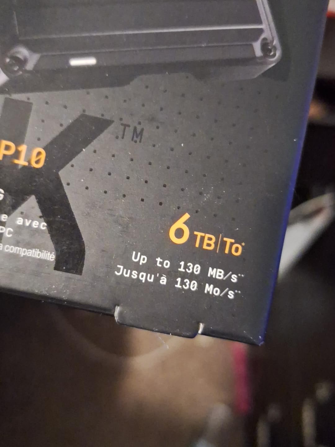 WD_Black 6TB P10 Game Drive, Portable External Hard Drive, Works with PlayStation, Xbox, & PC - WDBZ7D0060BBK-WESN customer photo 1