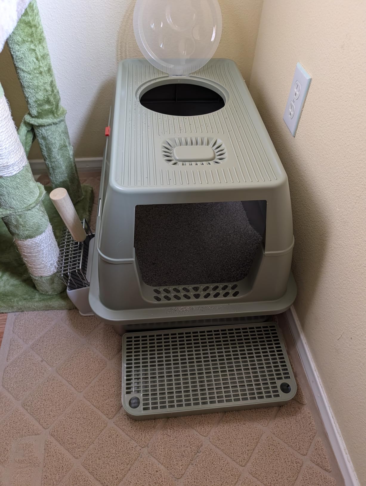 Stainless Steel Cat Litter Box with Removable Lid, XL Enclosed customer photo 2