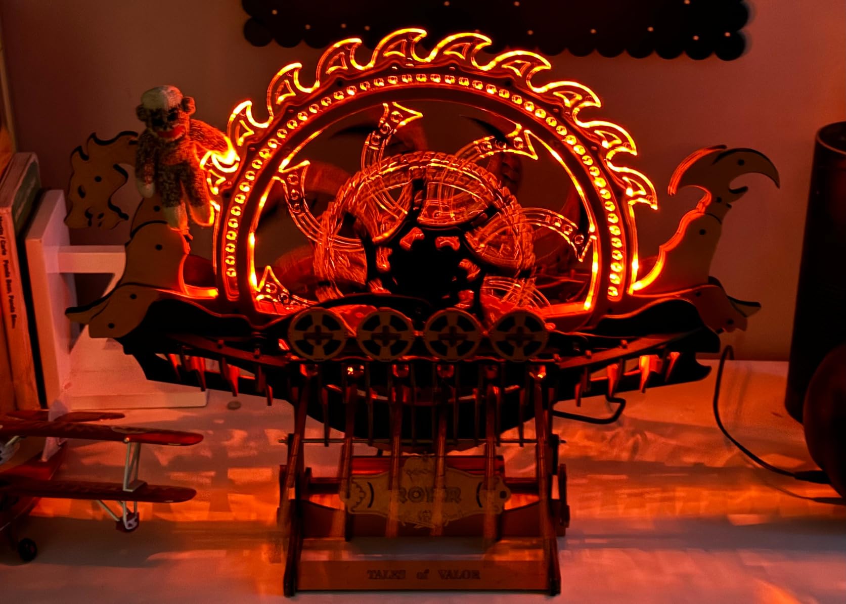 ROKR 3D Wooden Puzzle for Adults, 3-Hour Build, Viking Dragon Ship with LED Lights, Model Kits for Adults to Build, Ideal Gift for Boys and Men customer photo 1