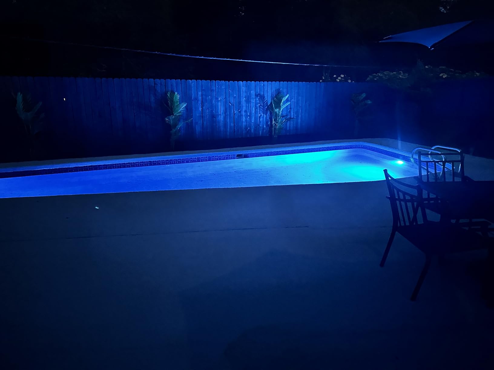 Awanhe Pool Lights for Inground Pool, 60W 10 Inch LED Inground Pool Light with Controller, Remote and APP Control for Wet Niche, Color Changing Underwater Swimming Pool Lights with 50 Foot Cord customer photo 1