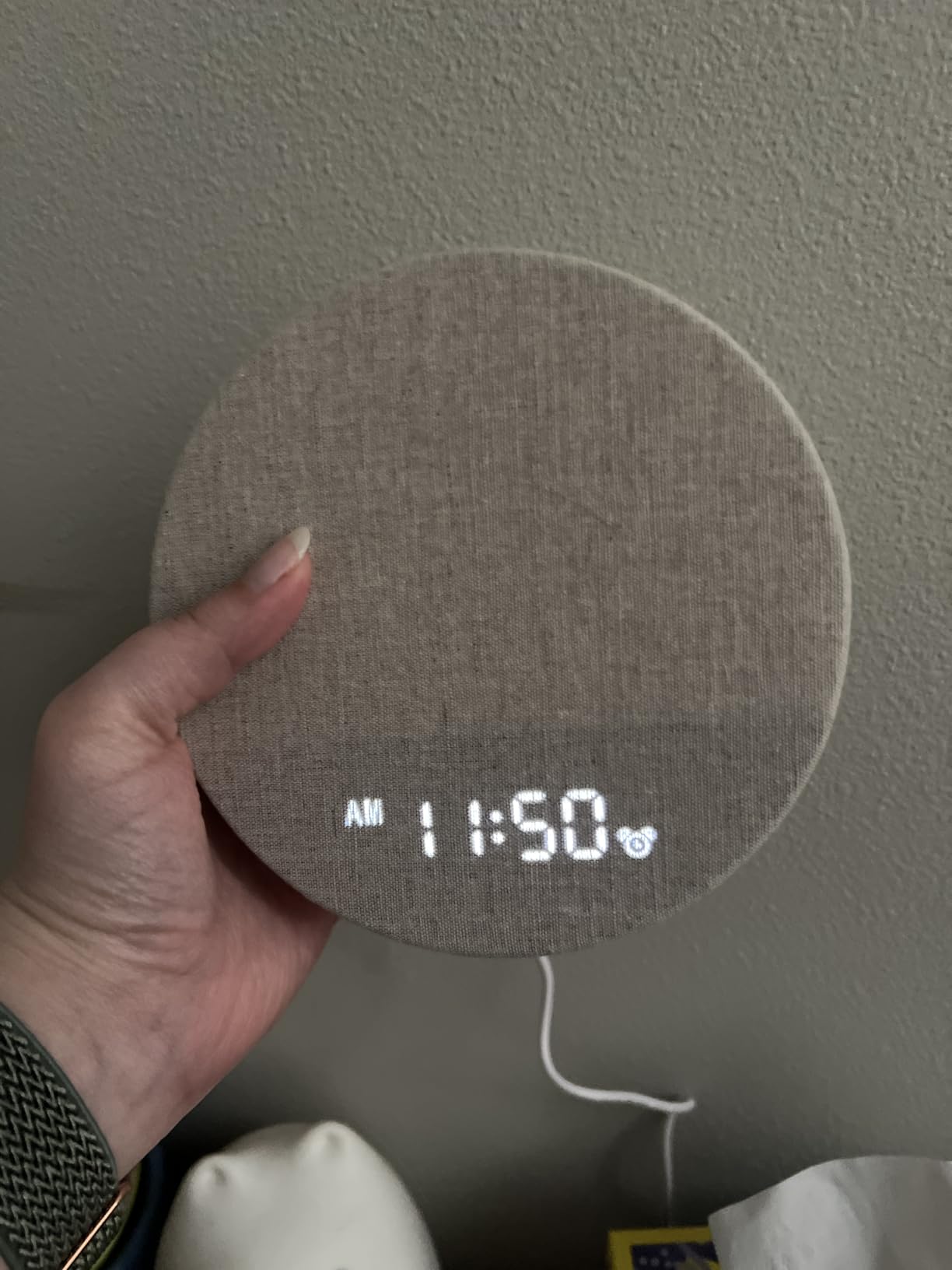 Dreamegg Sunrise Alarm Clock, Natural Wake up Light, White Noise Machine customer photo 2