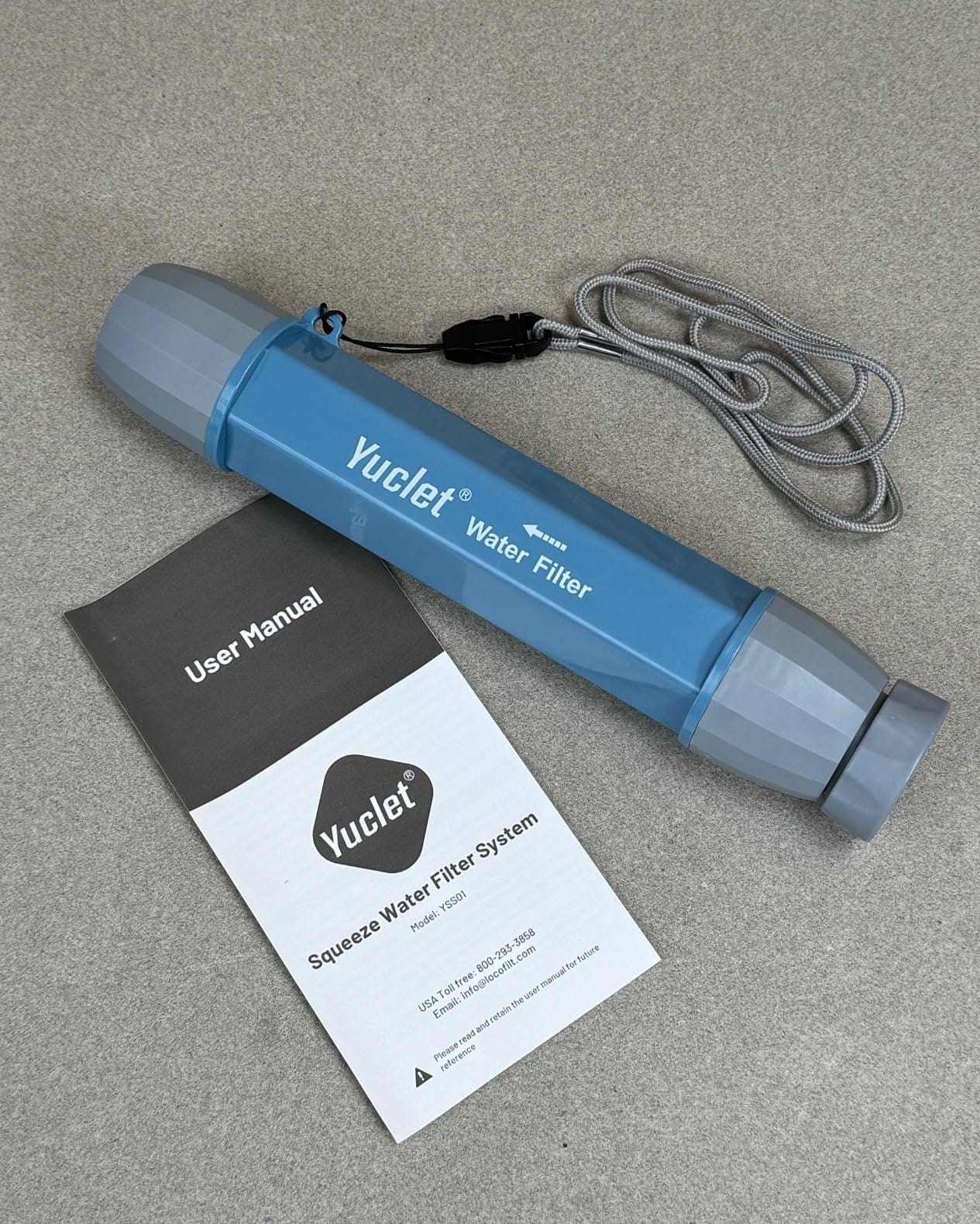 Yuclet Gravity Water Filter System w/ 2-Gal Bag & 0.1-Micron Filter Straw | Gravity-Fed Water Filtration System Water Purifier Survival for Camping, Backpacking, Hiking & Emergency Preparedness customer photo 2