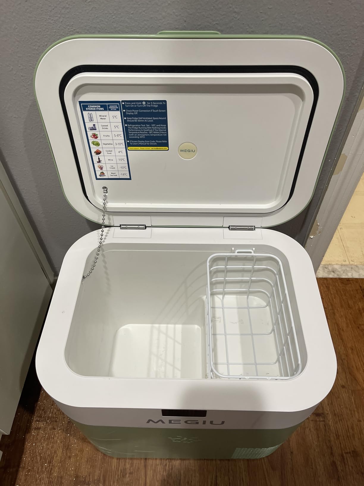 Megiu Car Refrigerator 23 Quart, Portable 12V Freezer for Camping Road Trip customer photo 1