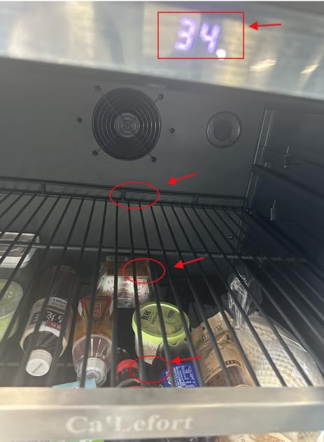 Ca'Lefort 24 Beverage Fridge Under Counter, 180 Can Beverage Refrigerator customer photo 1