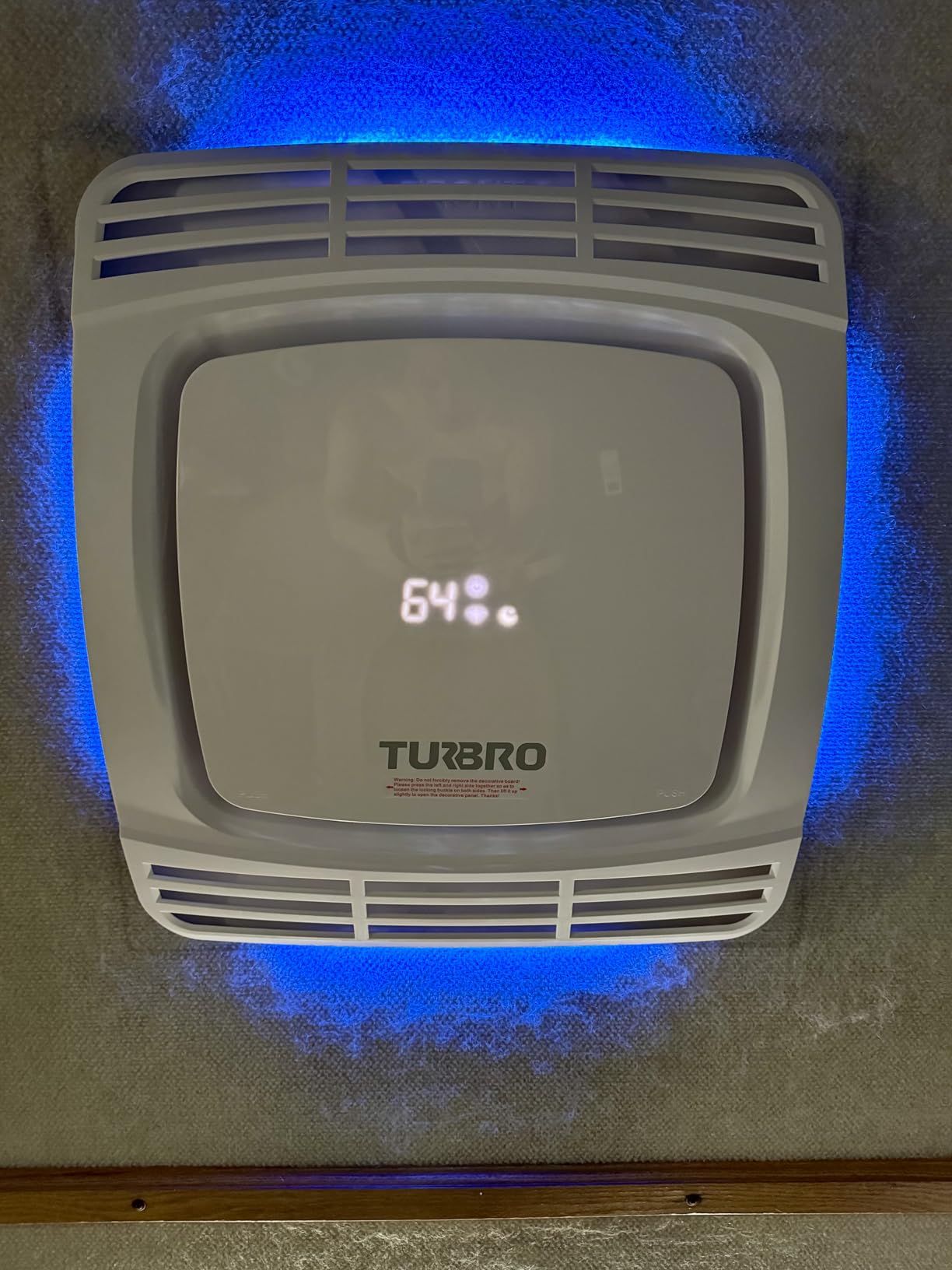 TURBRO RV Air Conditioner 15,000 BTU with 1,500W Heat 115V AC customer photo 1