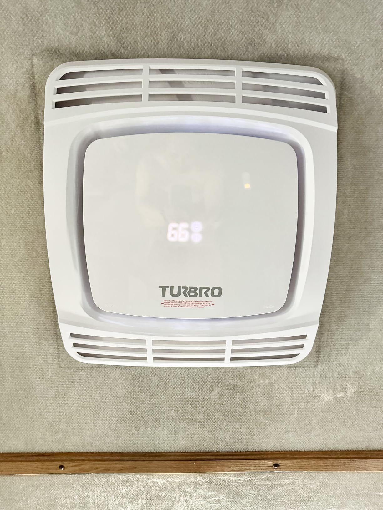 TURBRO RV Air Conditioner 15,000 BTU with 1,500W Heat 115V AC customer photo 2
