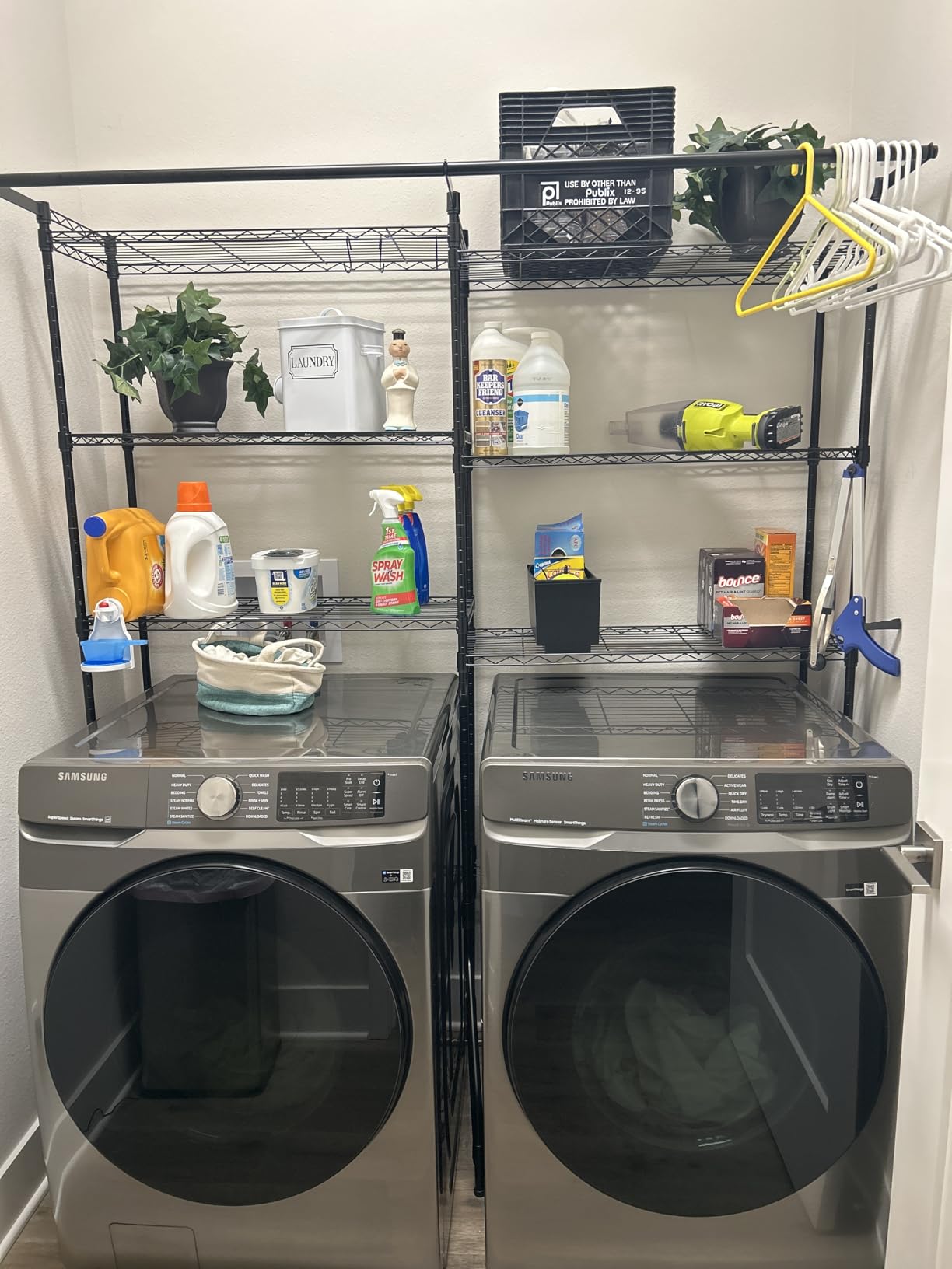 Ulif U13 Over Washer and Dryer Storage Shelves, Laundry Room Standing Shelf customer photo 1