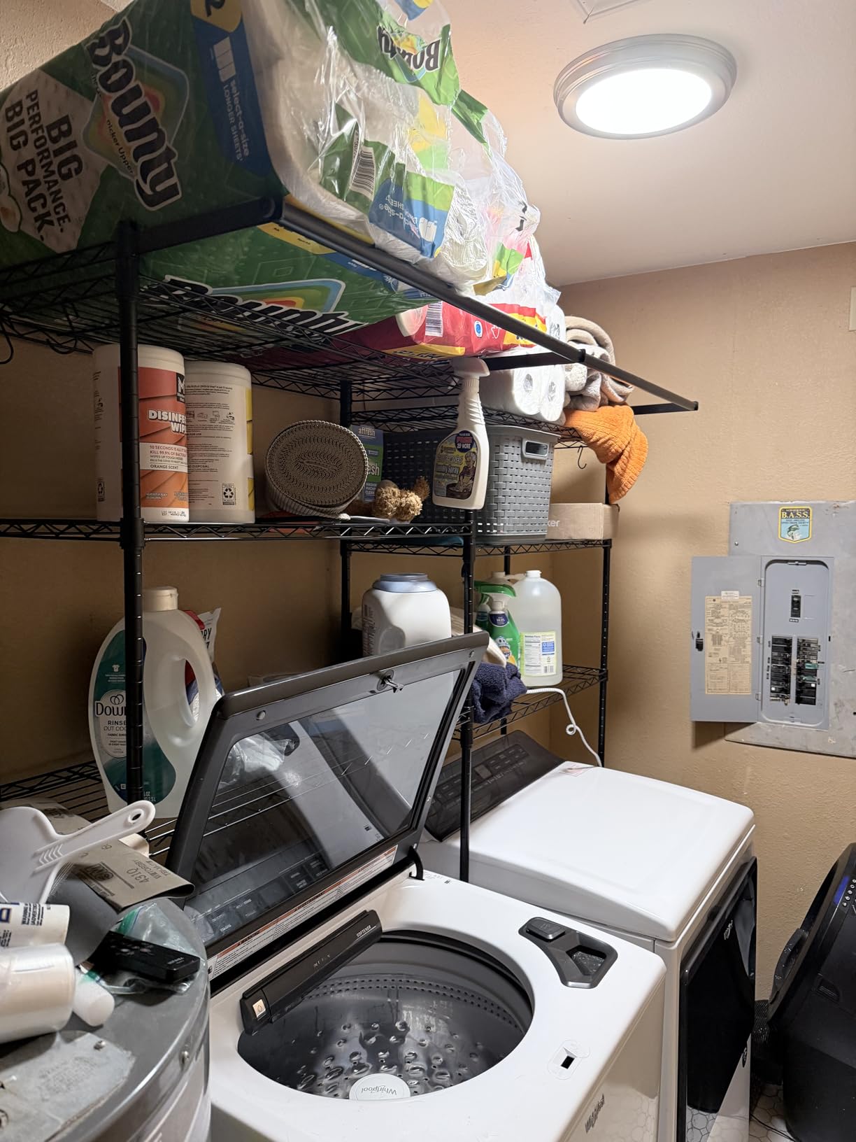 Ulif U13 Over Washer and Dryer Storage Shelves, Laundry Room Standing Shelf customer photo 2