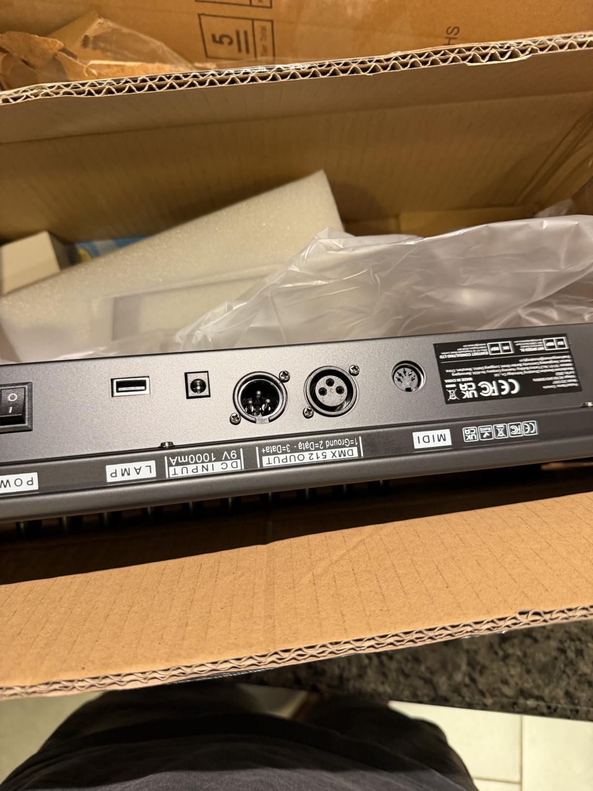 DMX512 DJ Controller 384CH DMX Cotroller Use for Program Editing of Bar Club Live Lights Show Support 30 Banks 8 Scenes 24 Fixtures Stage Lighting Console customer photo 1