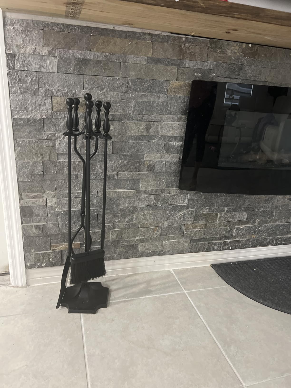 JupiterForce 5 Pieces Fireplace Tools Set Indoor Outdoor 31