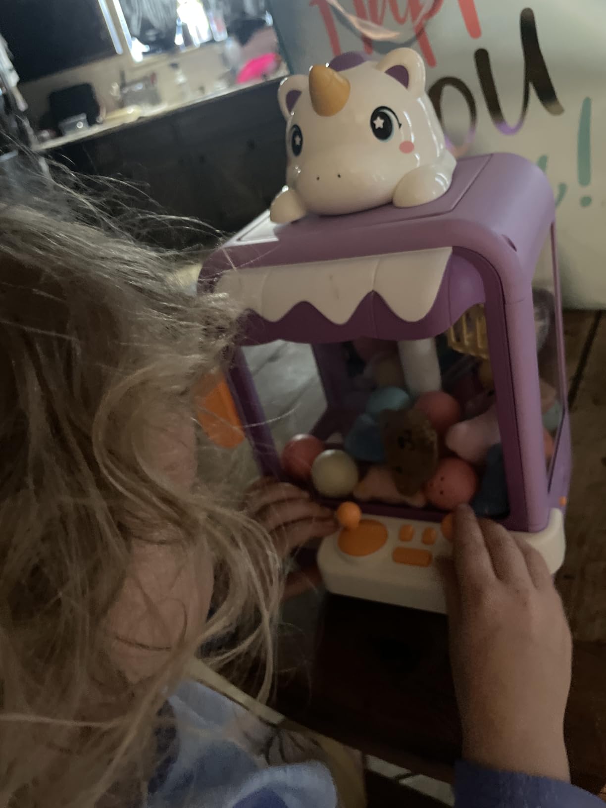 Claw Machine for Kids Girl, Vending Machines Toys for Girls 3 4 5 6 7 8 | Unicorns Girls Toys Age 6-8 4-5, Arcades Game Party Toy age 6-7, Ideas Birthday Gifts for Girl 4 5 6 9 Year Old customer photo 2