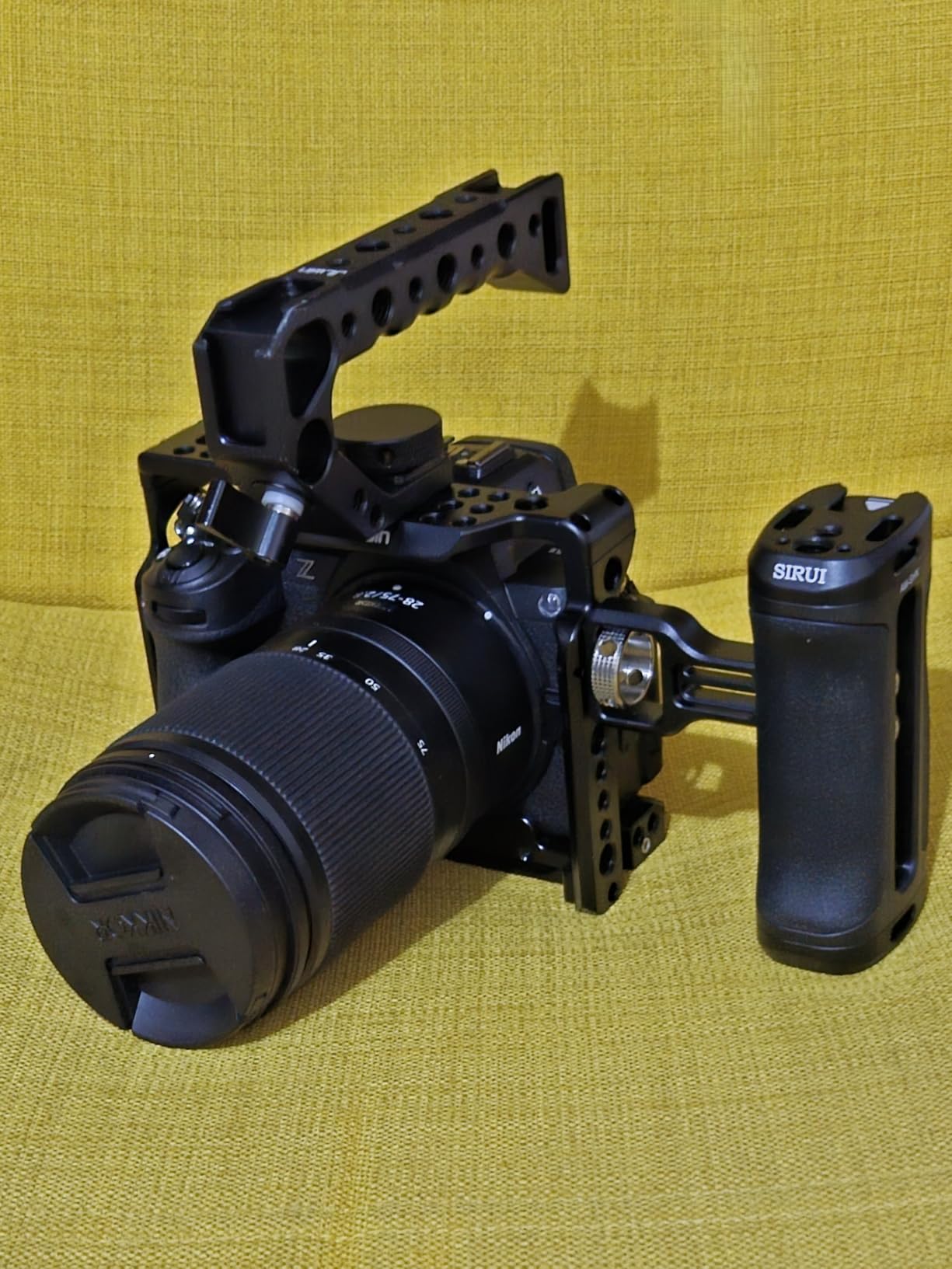 SIRUI AM-SHN Camera Cage Side Handle, ARRI NATO Mount, Cold Shoe customer photo 2