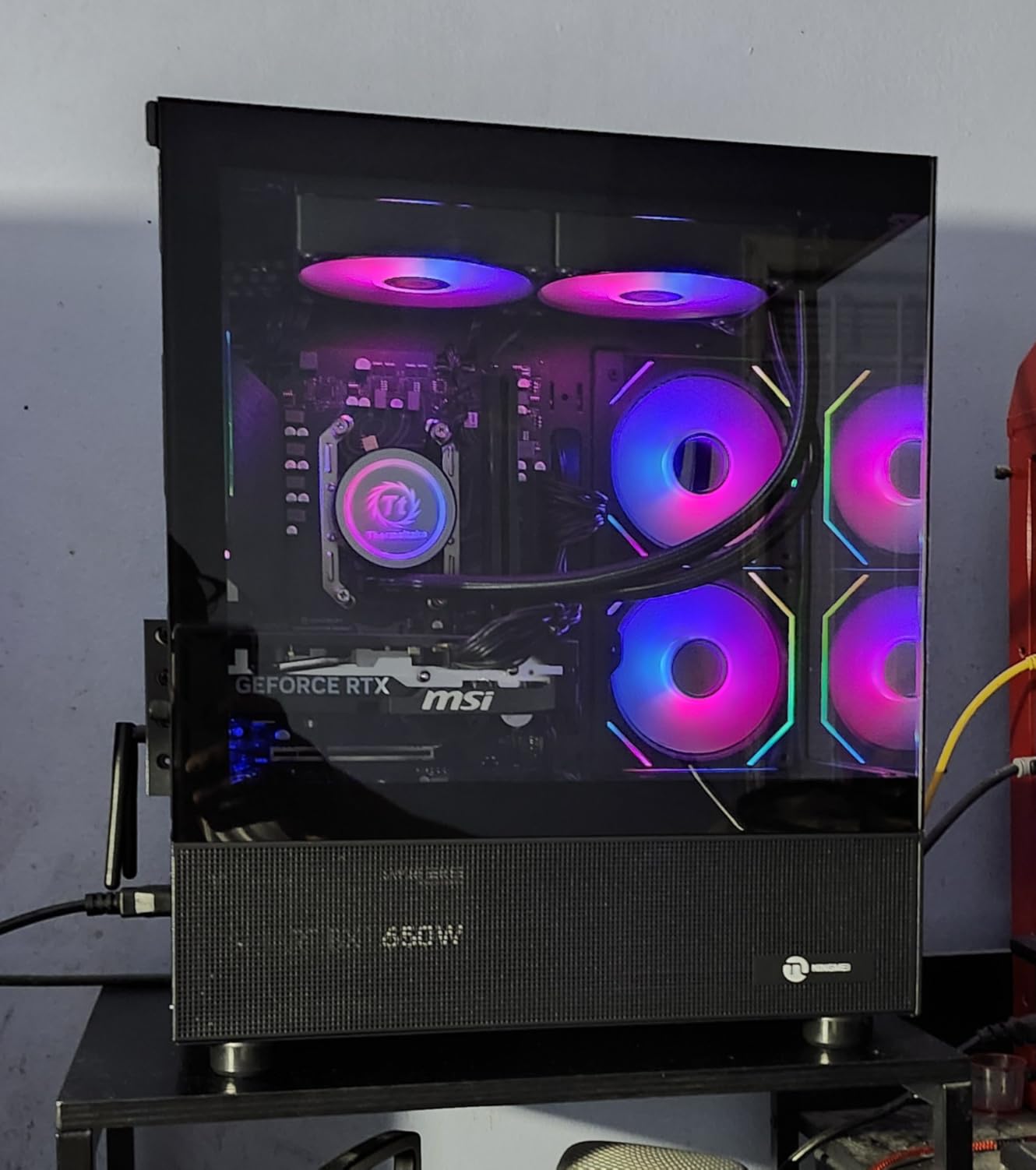 NINGMEI Prebuilt Gaming PC AMD Ryzen 7 5700X RTX 5060Ti 8GB customer photo 1