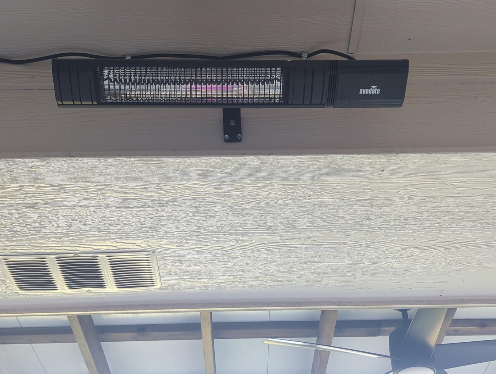Sundate 1500W Infrared Patio Heater, WiFi App, 9 Heat Levels, 24H Timer customer photo 1