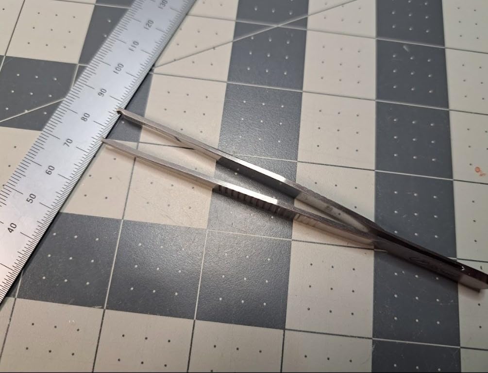 Summit Doorware Lock Pinning Tweezers - Grooved Tip for Easy Pin Loading, Stainless Steel Rekeying Tweezers for Lock Repinning Padlock Disassembl Rekey Kits and DIY Locksmith Projects Precision Tool customer photo 1