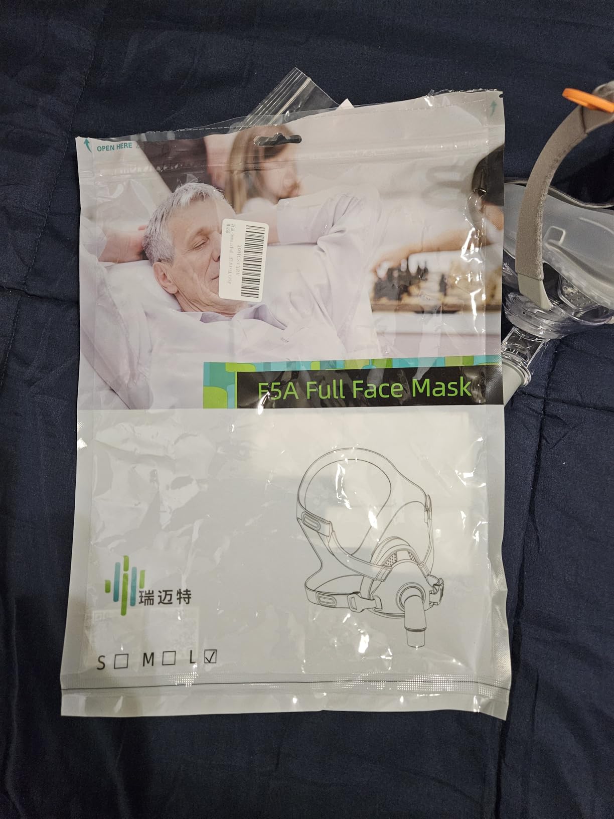 Full Face CPAP Mask Full Cover Replacement Kit Comfort Series Large customer photo 1