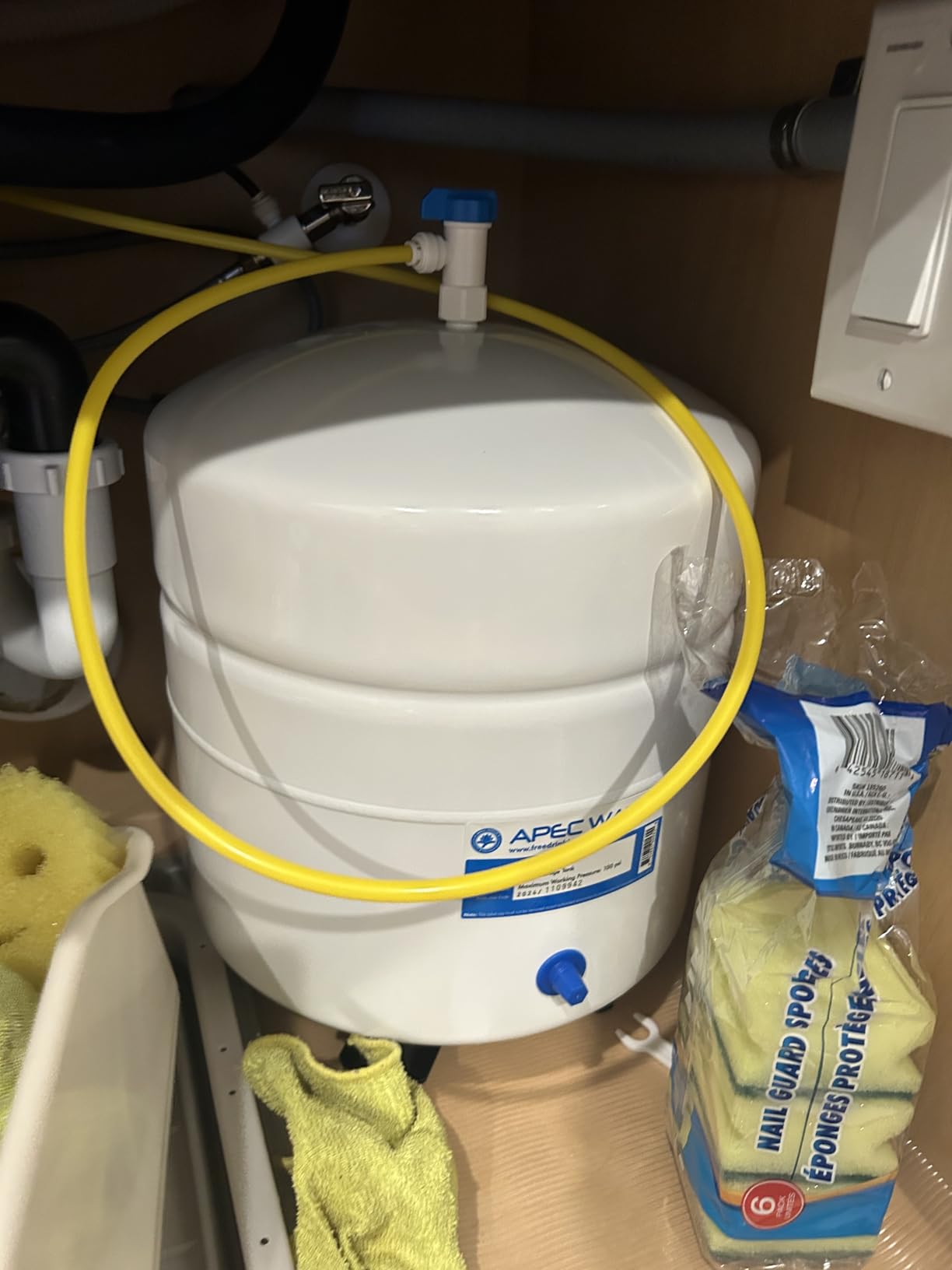 APEC Water ROES-PH75X, 6-Stage Under Sink RO System Alkaline, Extra Filters | NSF Certified 372 & 58, Extra High Capacity Pre-Filter Set Stage 1-3, Removes Chlorine, Fluoride, Arsenic, and Heavy Metals customer photo 2