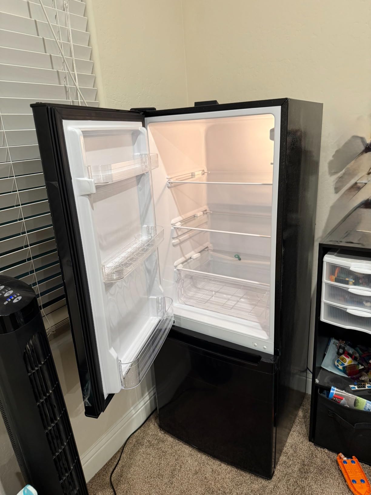 BANGSON Apartment 7.1 Cu.Ft Refrigerator with Bottom Freezer Silver customer photo 2