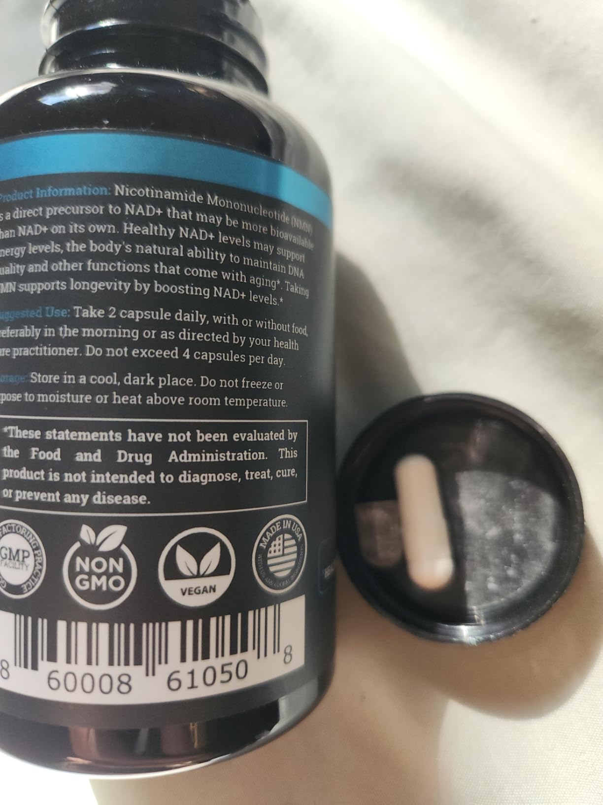 Black Forest Spermidine Supplement, 12mg per Serving - for Men and Women. | 1440mg Pure Spermidine, 4 Month Supply, 99% Purity, Advanced Formula to Support Cellular Health, Healthy Aging & Energy. customer photo 1