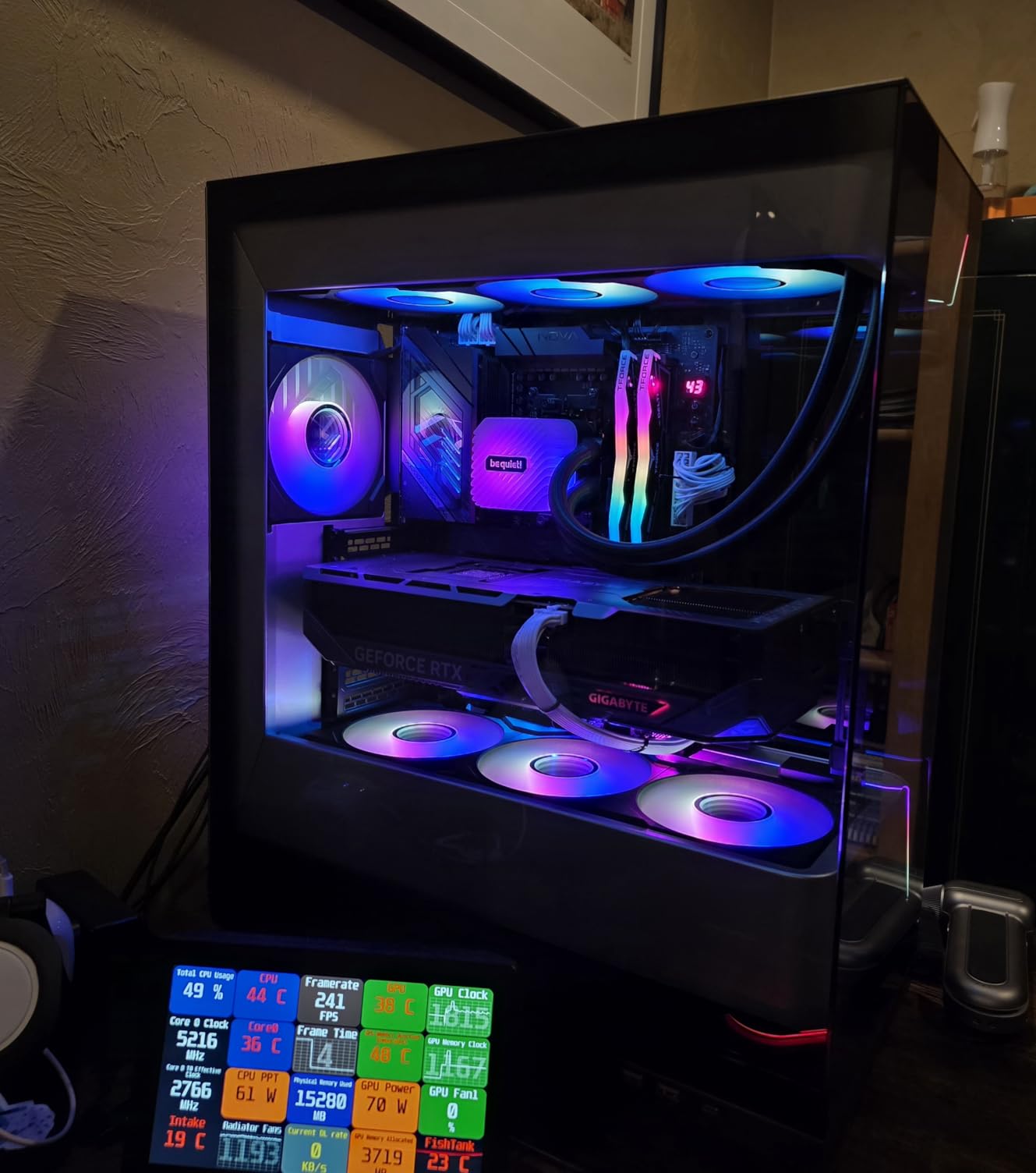 be quiet! Light Loop 360mm Black CPU Liquid Cooler for Heavily Overclocked Systems, 3X Light Wings LX 120mm PWM High-Speed ARGB Fans, Stylish ARGB Cooling Block customer photo 1