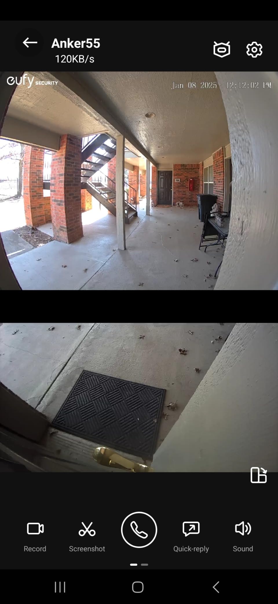 eufy Security Video Doorbell E340 Kit with Battery, 2K FHD, Built-in 8GB customer photo 1