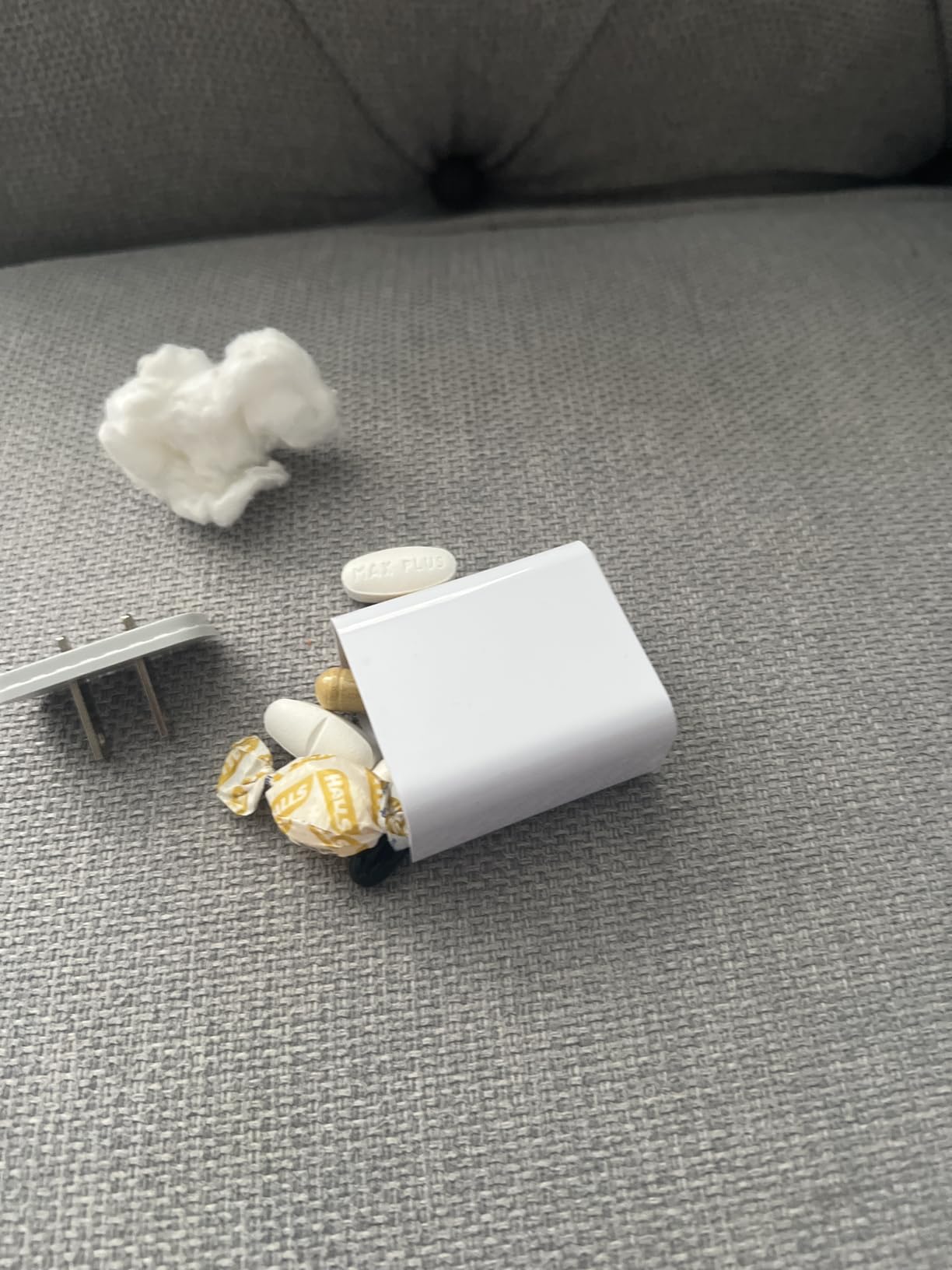 Plug Storage Realistic Looking Charger with Storage Hiding Places for Valuables Charger Diversion Safe, White customer photo 2