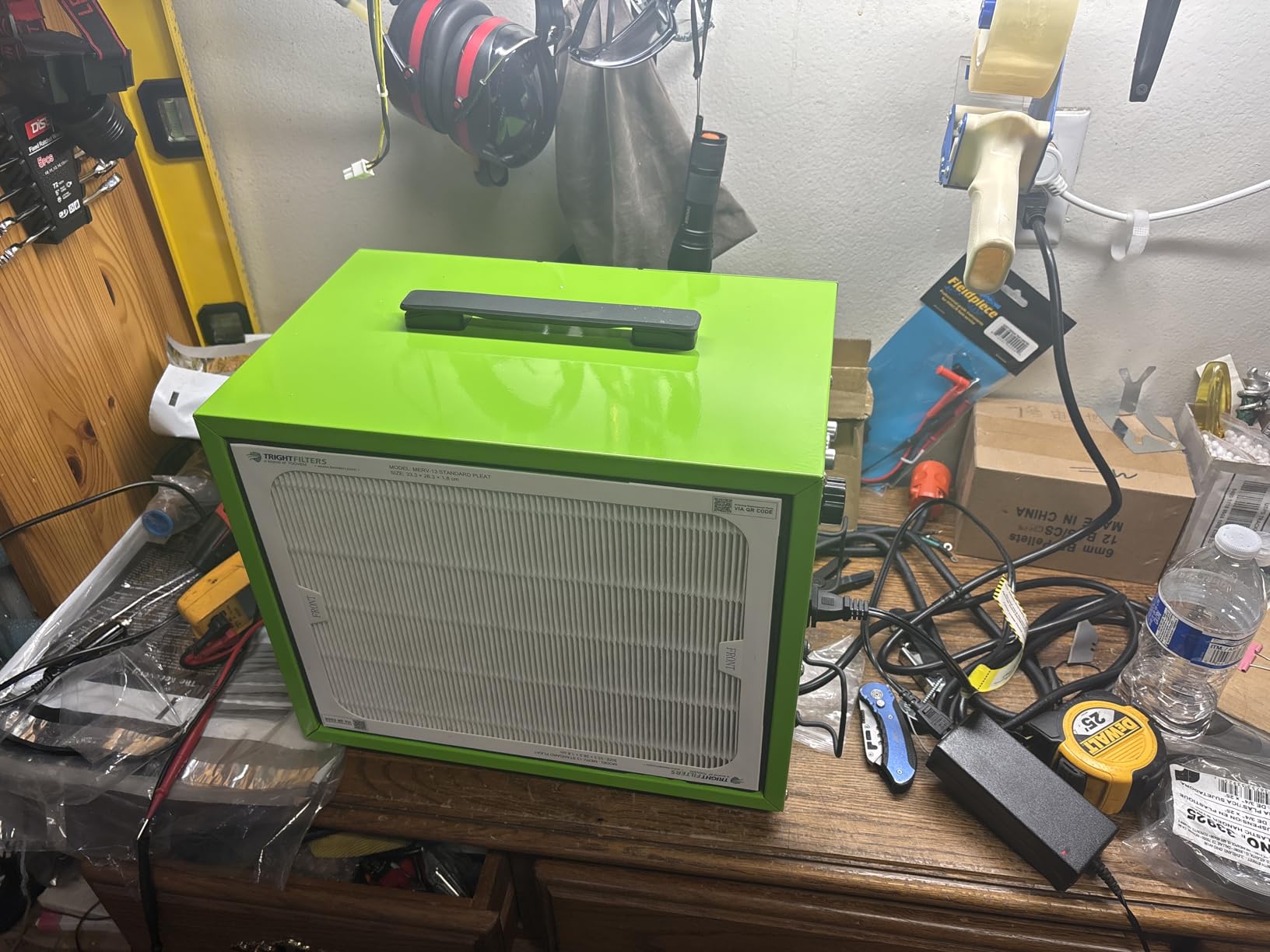 Abestorm Tabletop Dust Collector with Dual-Sided Intake for Woodworking customer photo 1