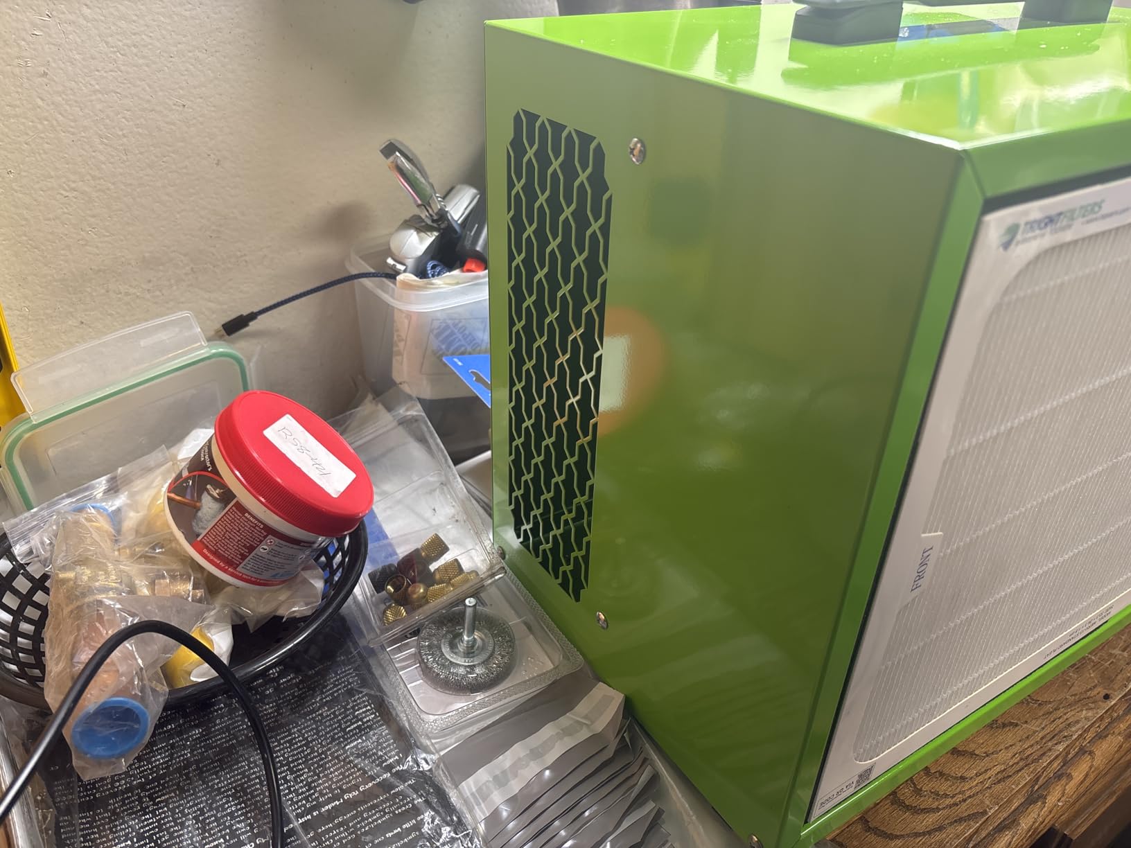 Abestorm Tabletop Dust Collector with Dual-Sided Intake for Woodworking customer photo 2