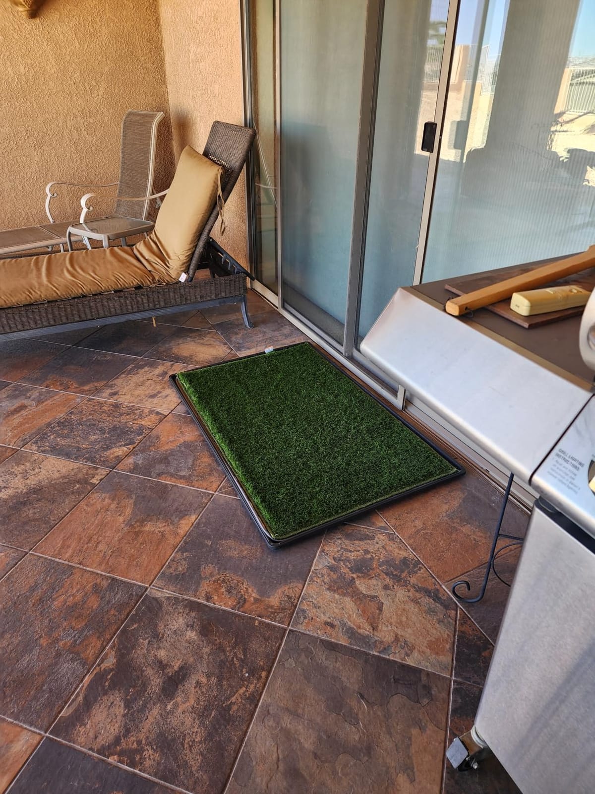 Hompet Dog Grass Pad with Tray Large, 52.7