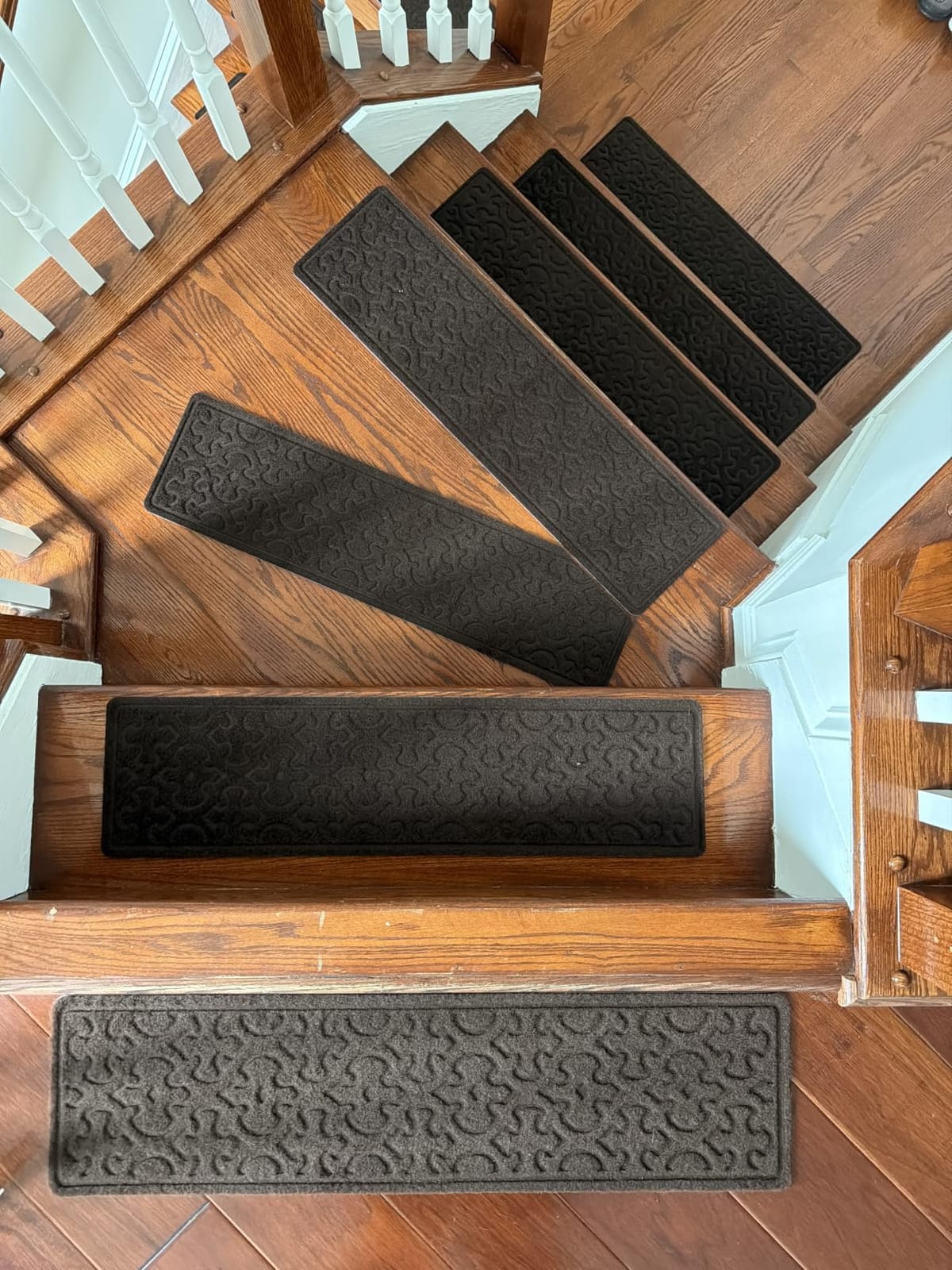 FlowaFoli Stair Treads for Wooden Steps Indoor,8