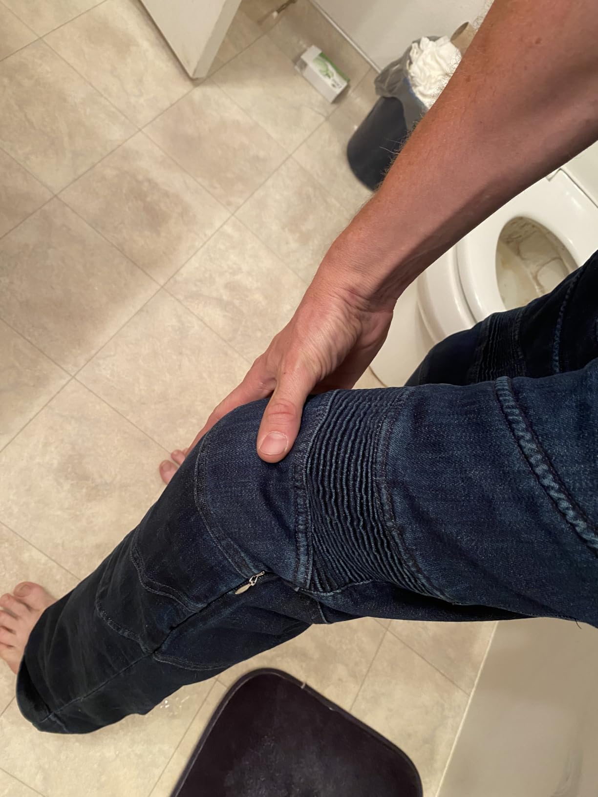 ILM CE 2 Armored Motorcycle Riding Pants Dirt Dike Jeans Men Women BJN01 customer photo 2