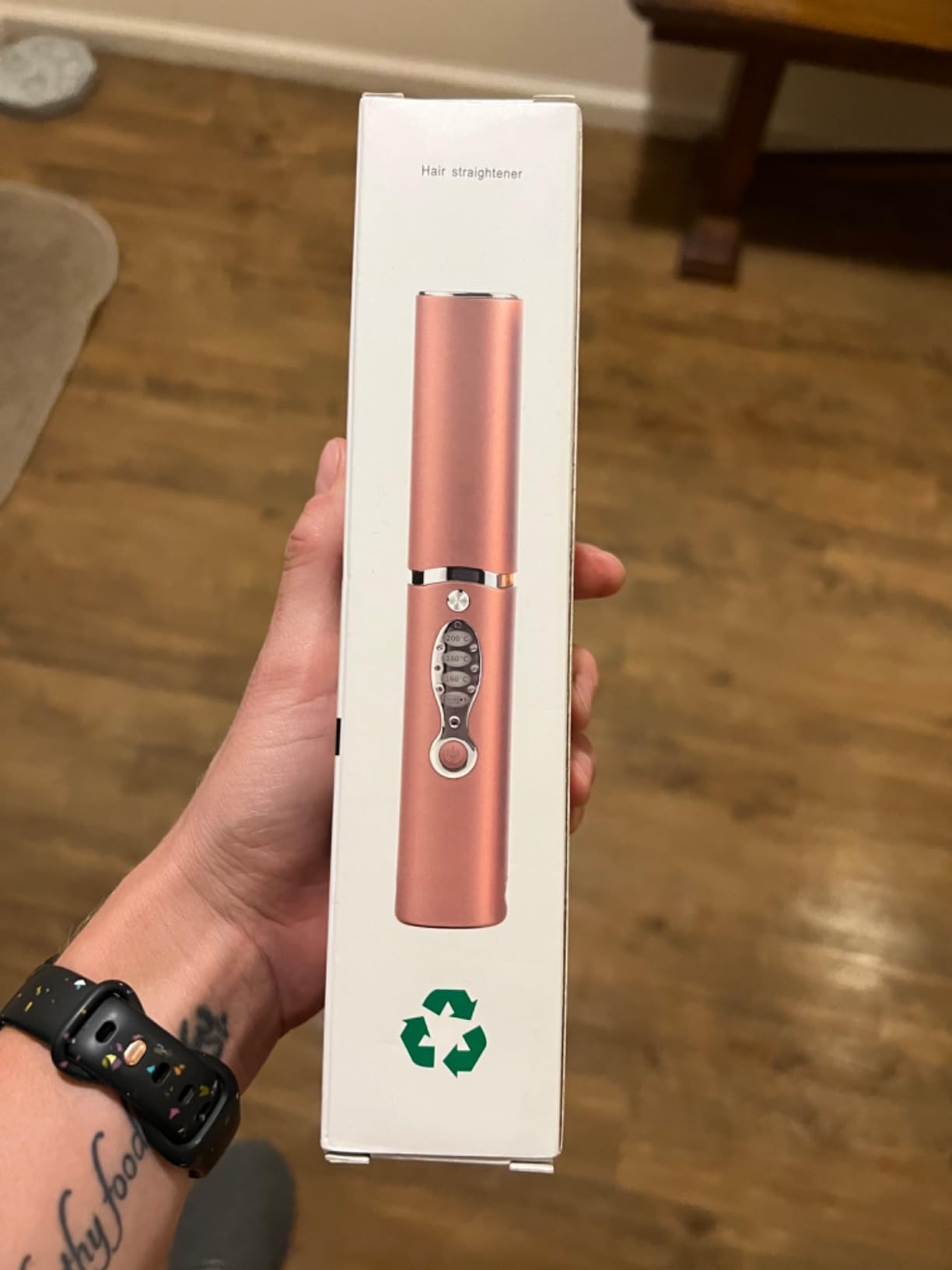 Cordless Hair Straightener, Mini Flat Iron for Bangs & Quick Touch Ups customer photo 1