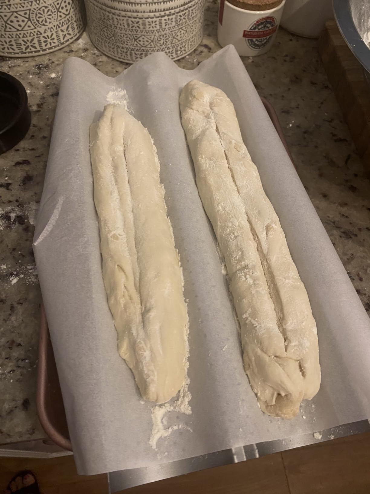 Yupjlia Baguette Bread Pan, Nonstick Perforated French Bread Baking Pan, 2 Loaves Italian Bread Loaf Pan customer photo 2