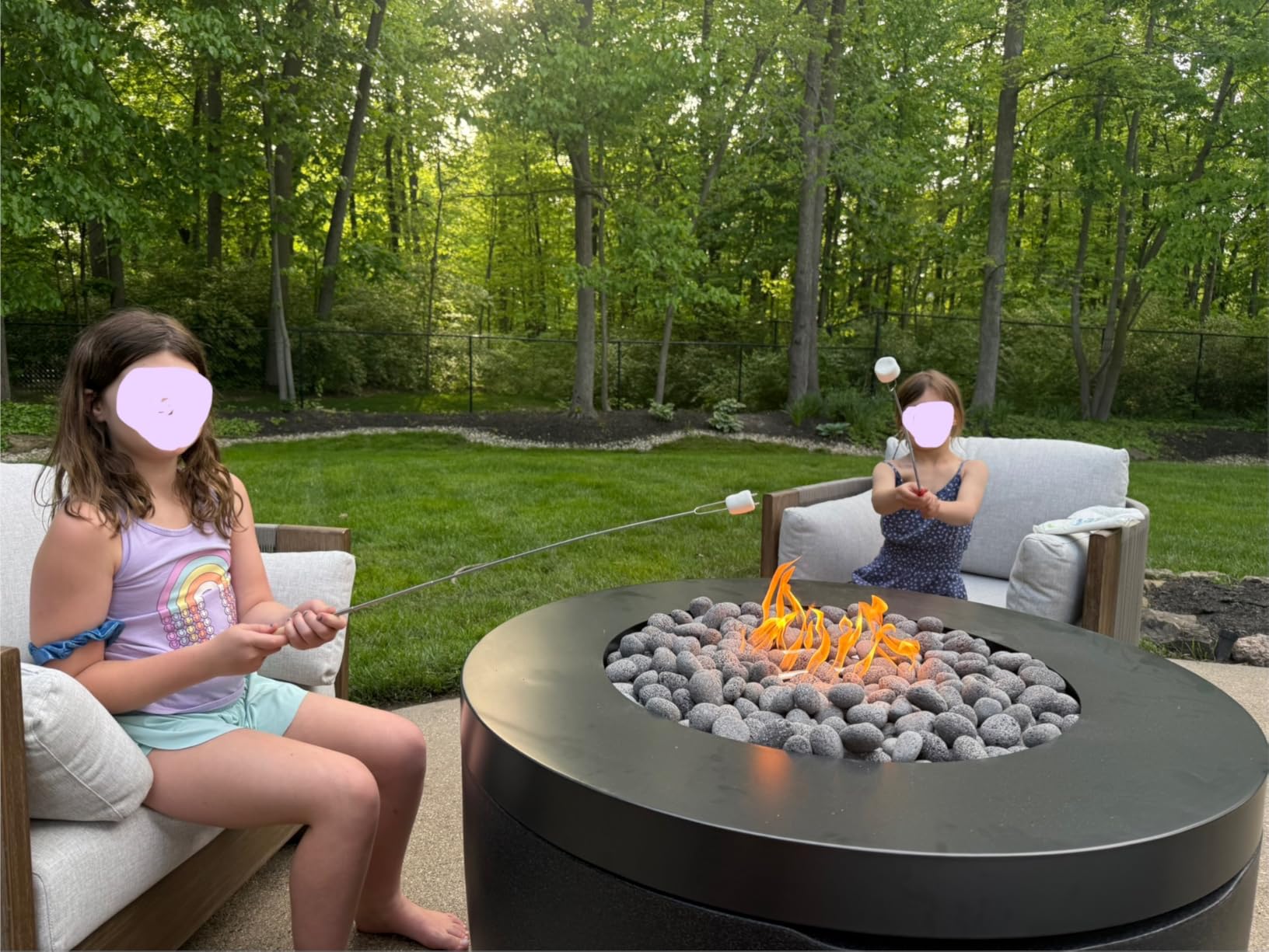 Ledge Lounger Halo Propane Fire Pit, Smokeless Fire Pit Table customer photo 1