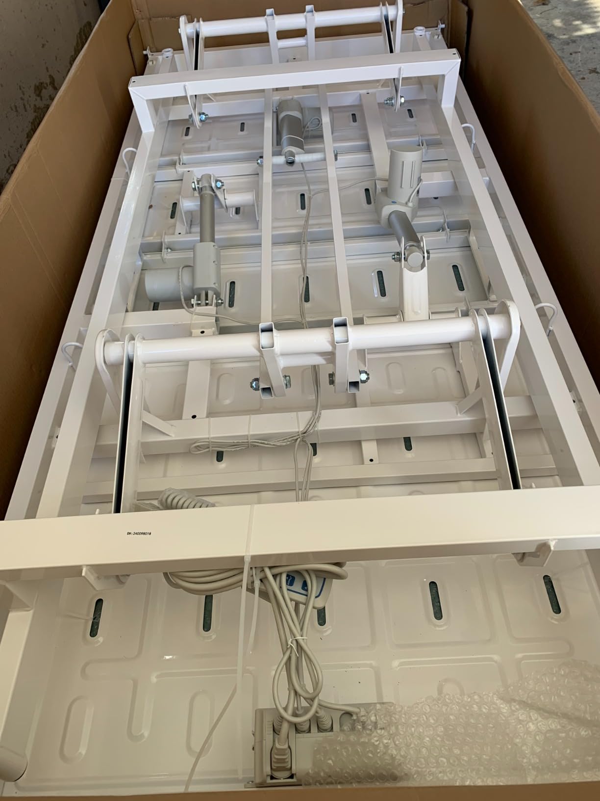 Real Relax Premium 3 Function Hospital Bed with Central Locking Casters customer photo 1