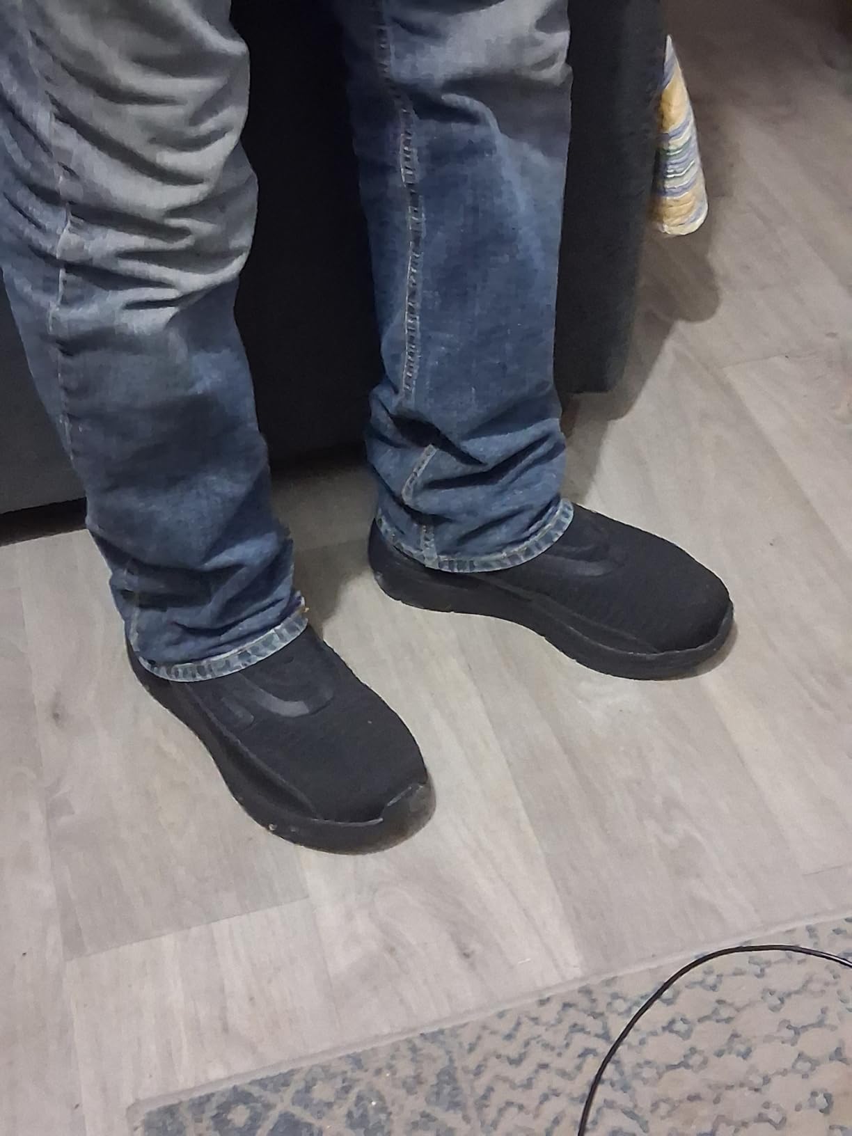FitVille Men's Extra Wide Slip on Walking Shoes with Arch Support Men Slip on Sneakers for Foot Pain Relief-Stepease V2 customer photo 2