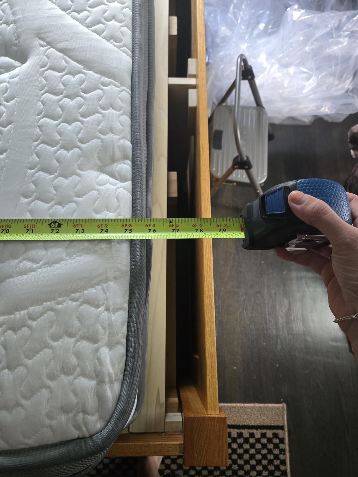 Sleep Firm Mattress with Extra Lumbar & Shoulder Support, Hotel Collection Hybrid Single Mattresses Pain Relief - Fiberglass Free - 365 Night Trial (Queen, 12, 12, Inches, Medium) customer photo 1