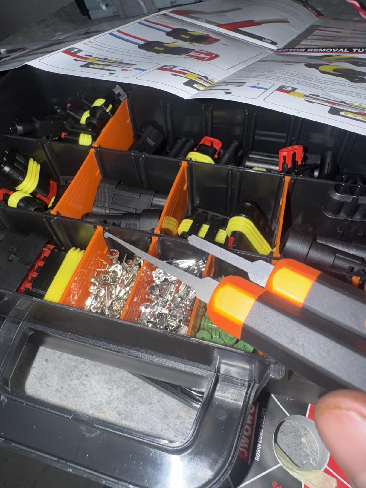 SOMELINE Waterproof Automotive Connector Crimping Tool Kit, 1/2/3/4/5/6 Pin customer photo 1