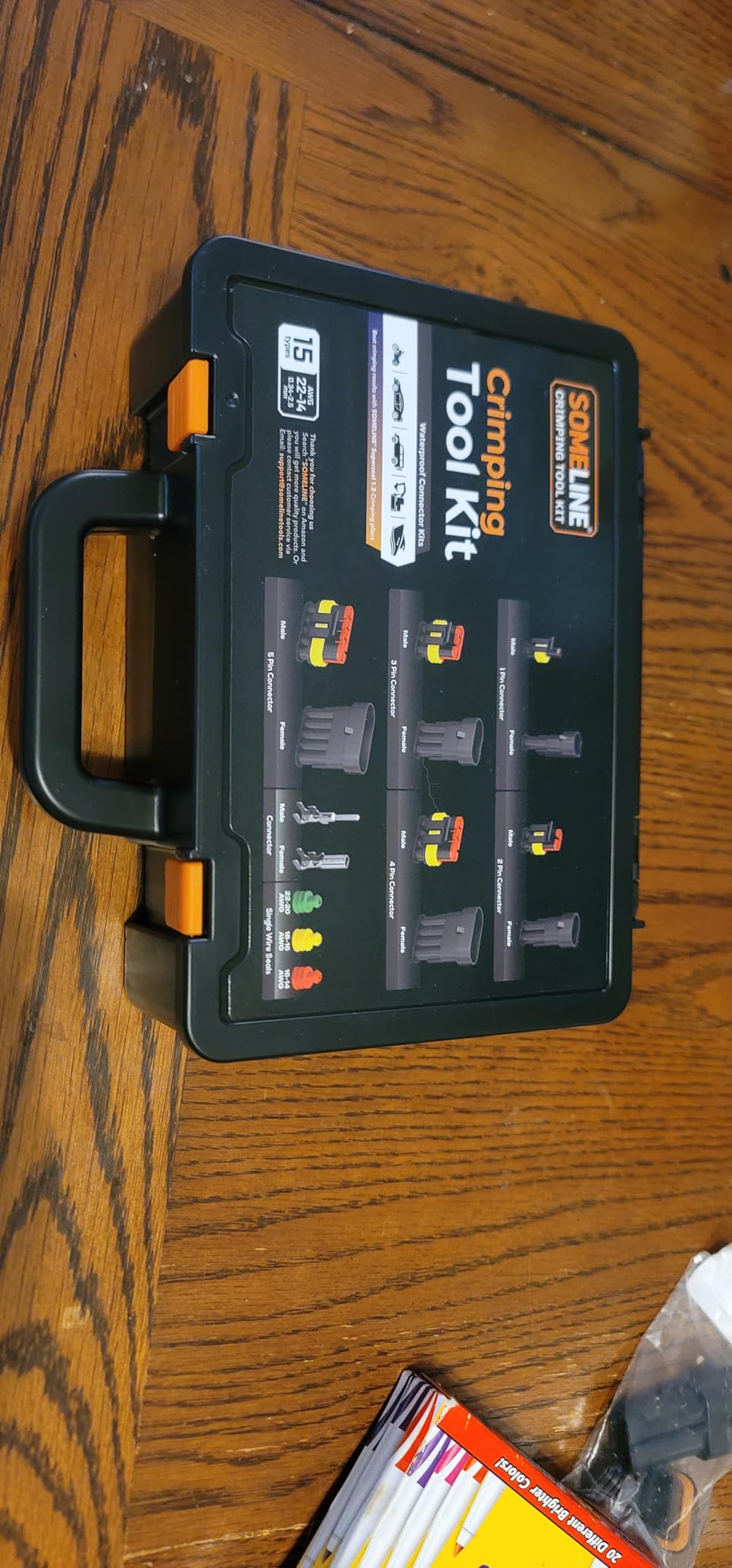 SOMELINE Waterproof Automotive Connector Crimping Tool Kit, 1/2/3/4/5/6 Pin customer photo 2