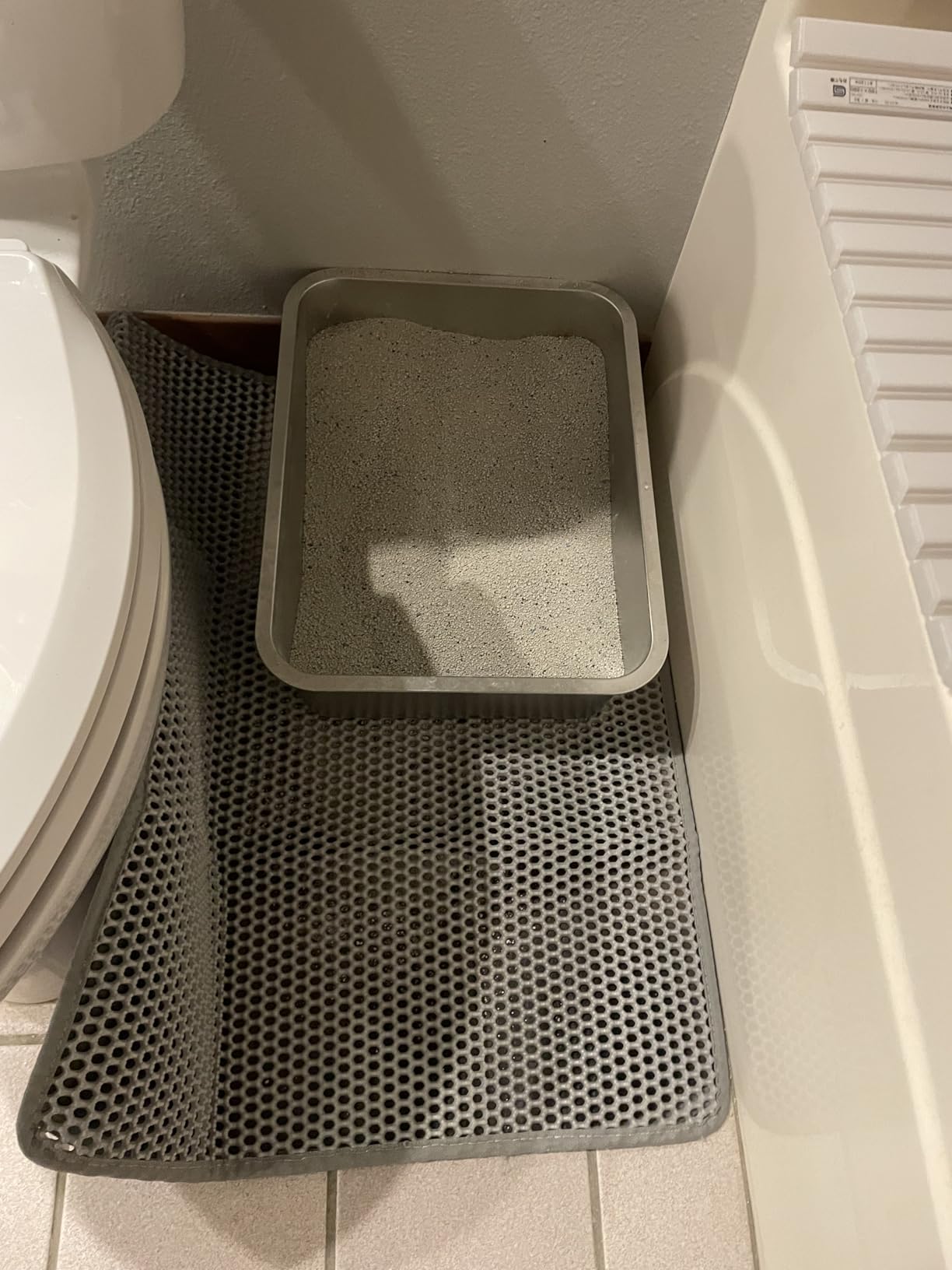 Kirecoo XXL Stainless Steel Cat Litter Box High Sided, Non-Stick customer photo 2