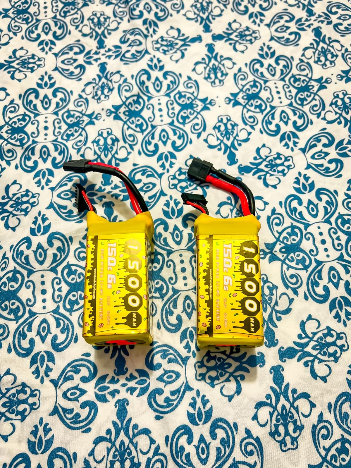 CNHL Speedy Pizza 1500mAh 6S Lipo Battery 22.2V 150C XT60 Plug (2 Packs) customer photo 2