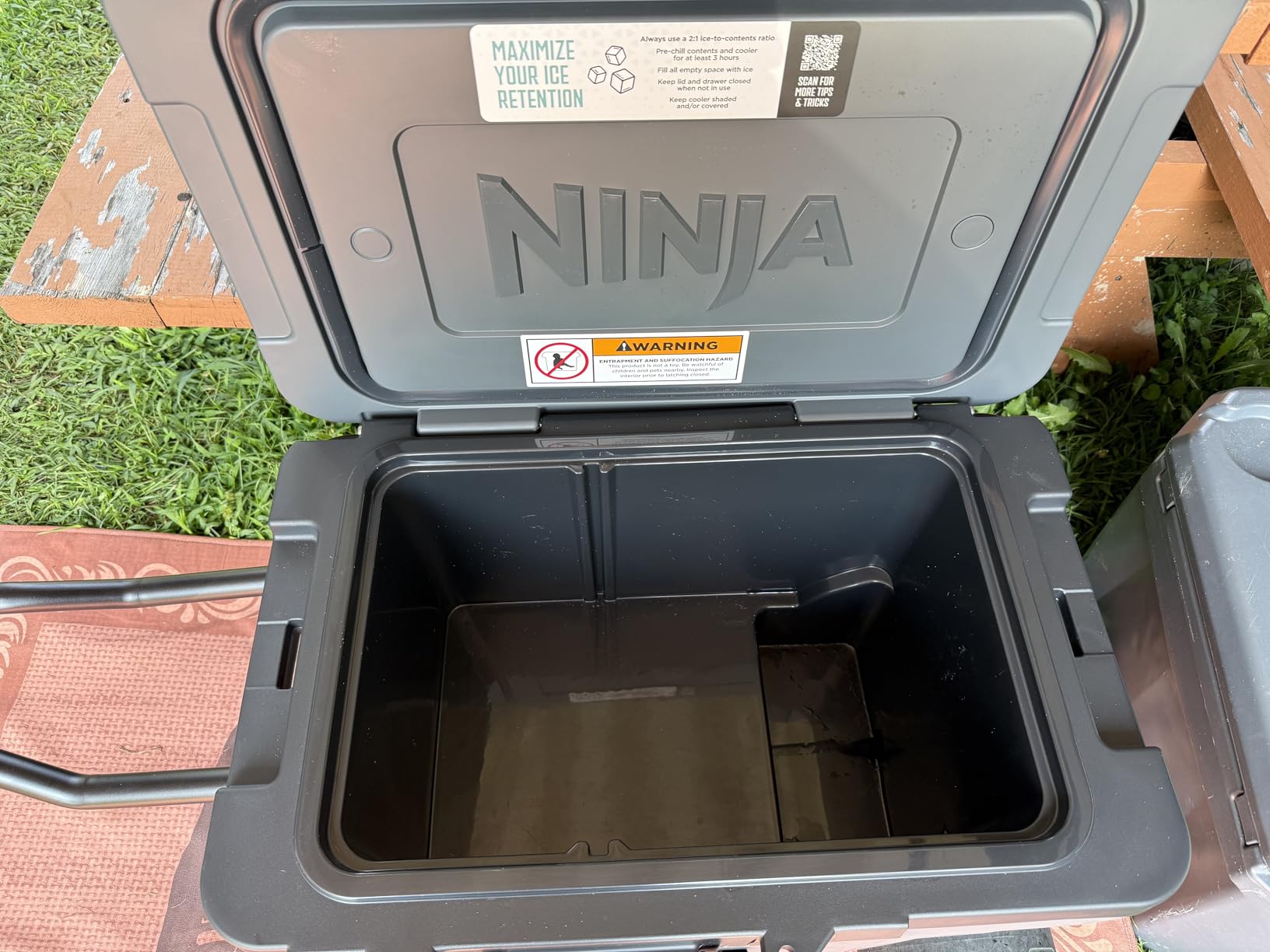 Ninja FrostVault 65qt Cooler with Wheels, Dry Storage, Lakeshore Blue customer photo 1