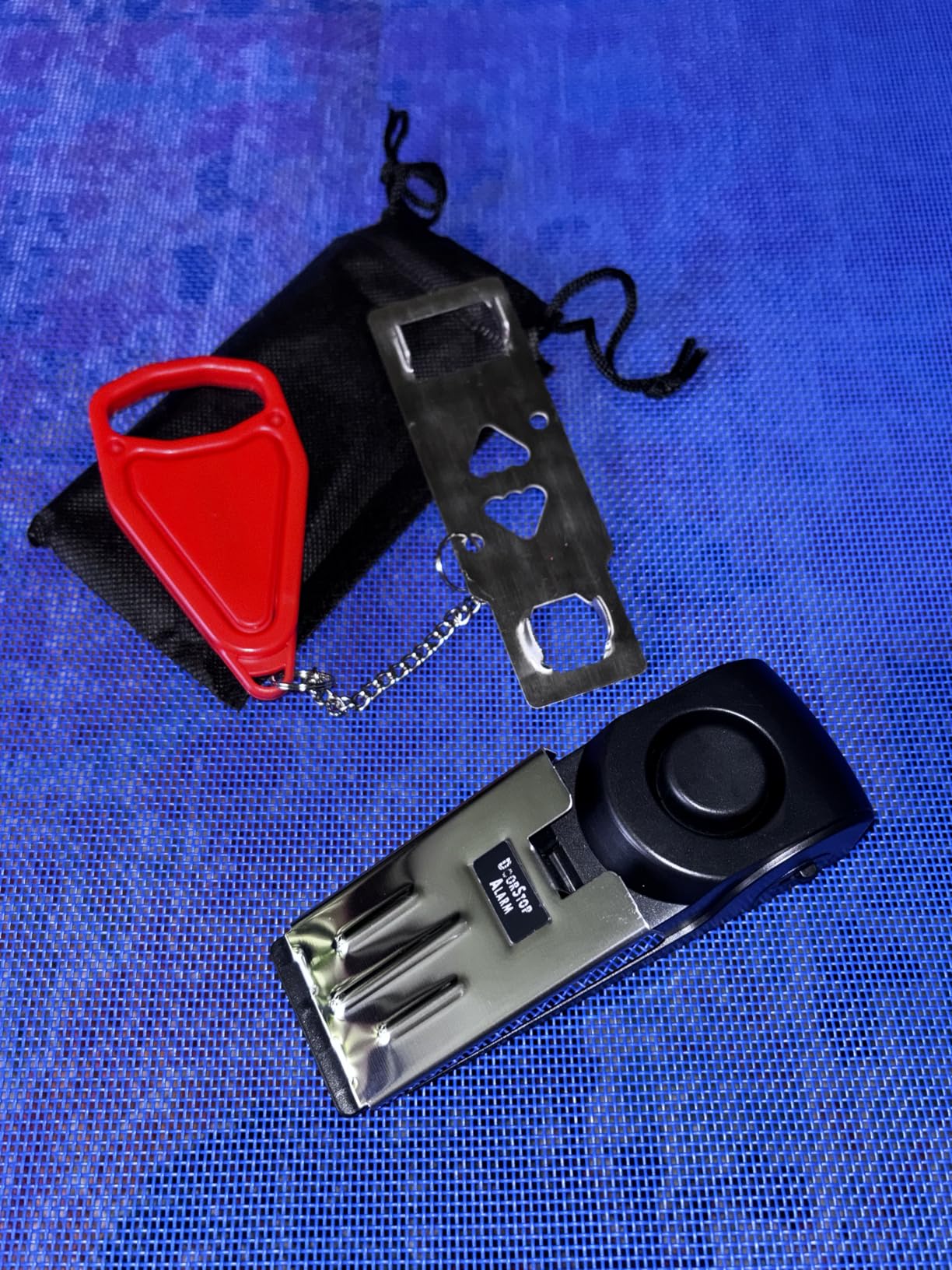Portable Door Lock and Door Stop Alarm, Hotel Travel Security Set for Home customer photo 1