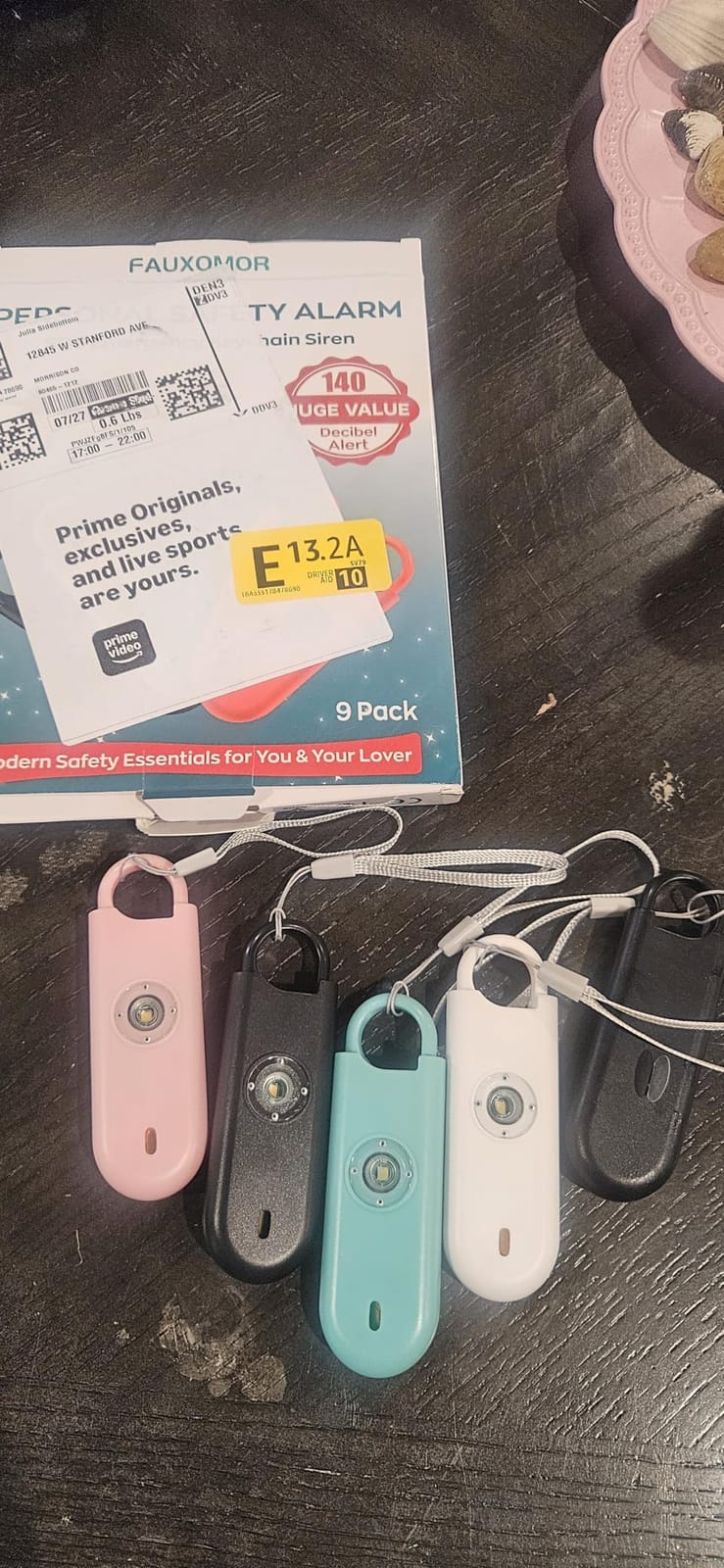 Fauxomor 140dB Personal Safety Alarm for Women 3pack Self Defense Keychain customer photo 2