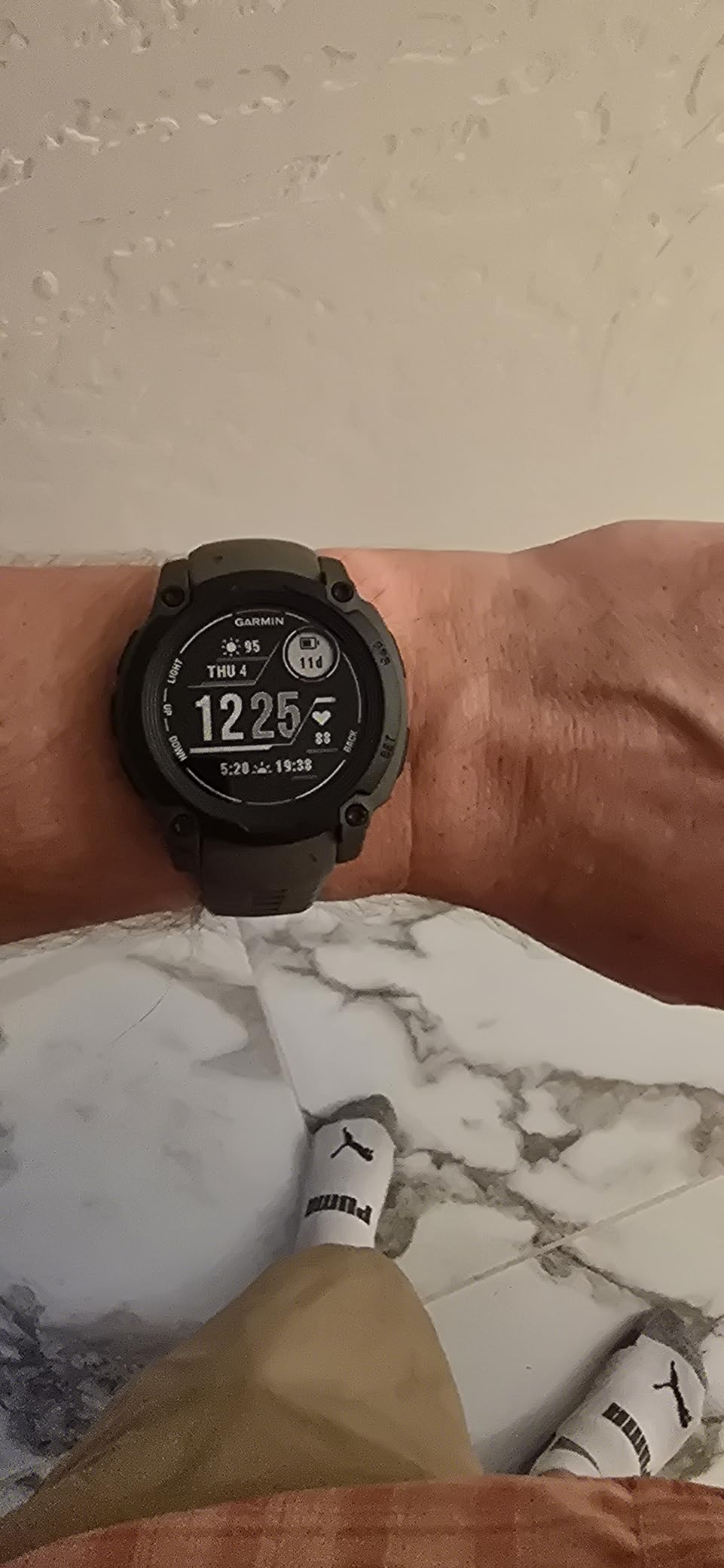 Garmin Instinct E, Rugged GPS Smartwatch, 45mm, Charcoal | Rugged Design, Essential Health & Wellness Features, Built-In Sports Apps, Navigation Features customer photo 2