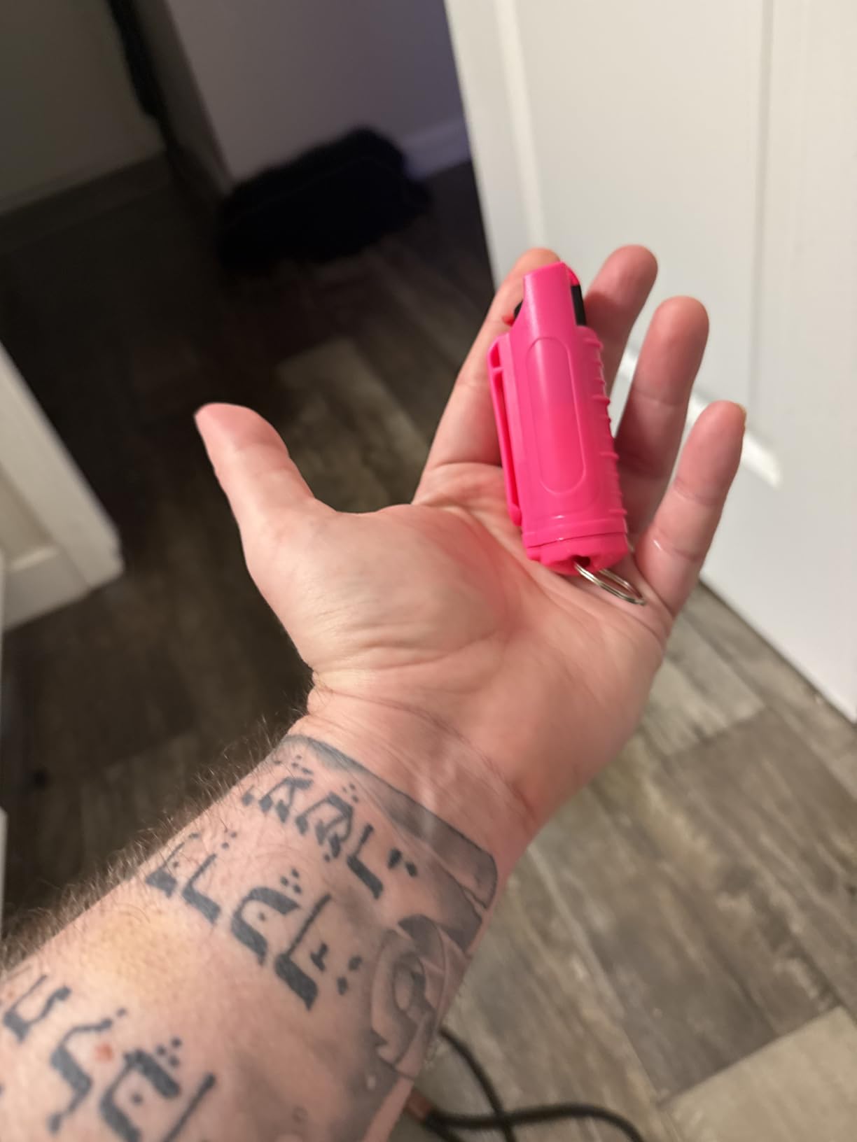 FURY Hardshell Pepper Spray - 12Ft Range, Max Strength, UV Dye Identifier, Anti-Leak & Anti-Misfire, Slidetop Trigger, Belt Clip & Key Ring, Multiple Color Options, Self-Defense Spray customer photo 1