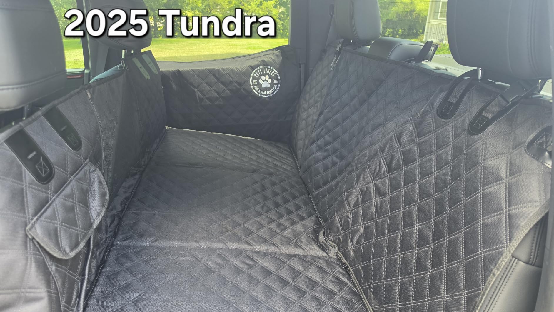 XL Back Seat Extender for Dogs - As Seen on Shark Tank | Hard bottom adds 40% more space, holds up to 400 lbs, waterproof, machine-washable, heavy-duty Back Seat Cover for Dogs customer photo 2