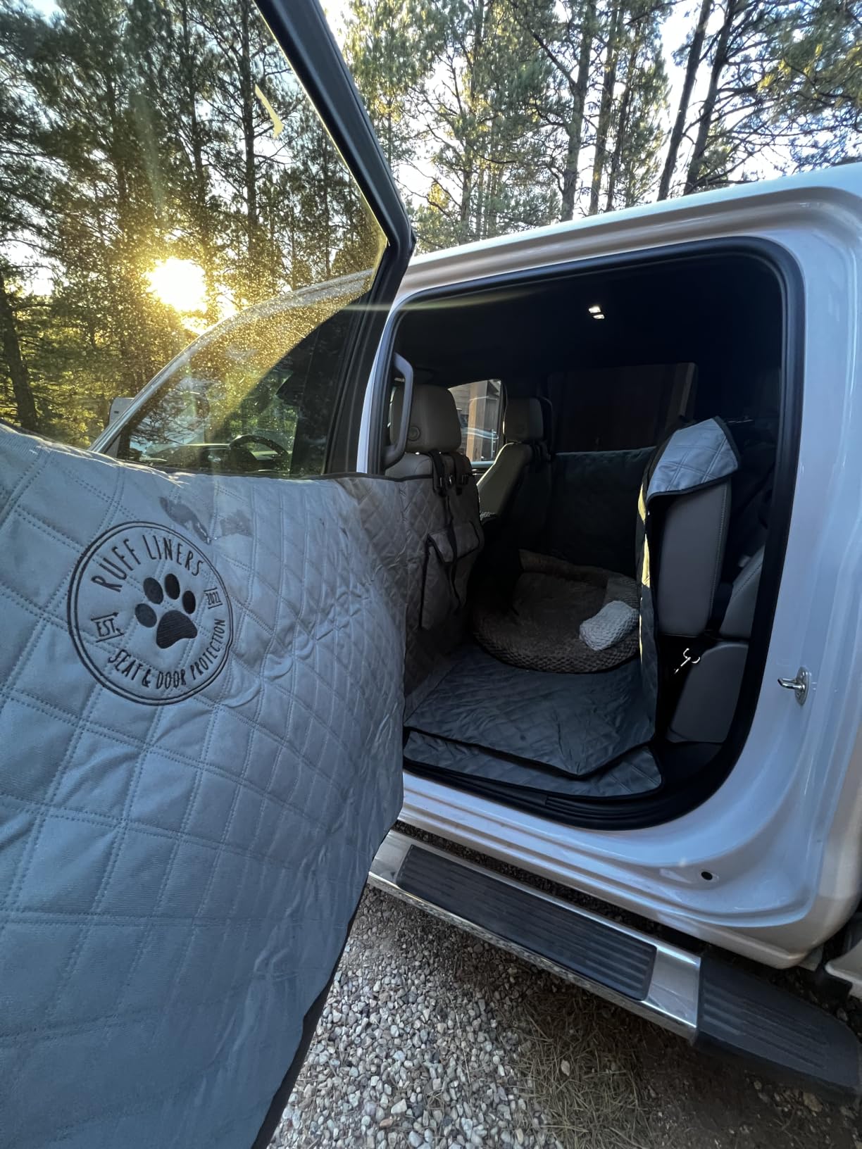 Ruff Liners XL Dog Hammock for Truck, Fold-Up Seats - As Seen on Shark Tank customer photo 2