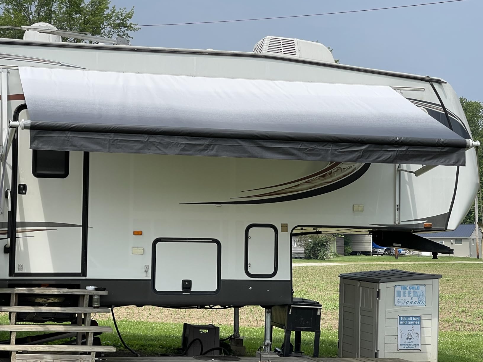 21FT RV Awning Fabric Replacement, 20'2